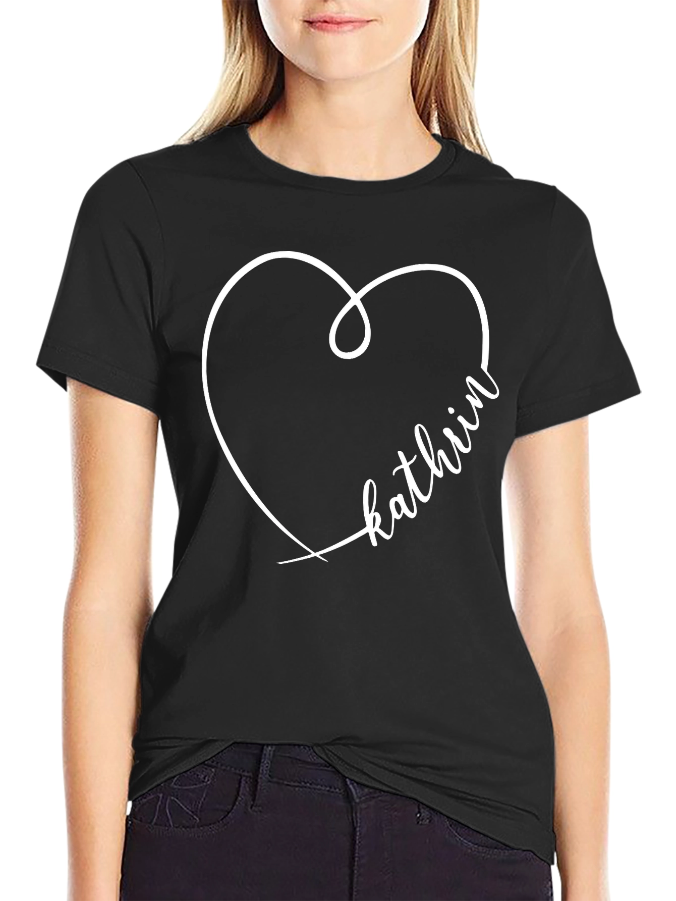 Kathrin Heart Tee - Personalized Gift