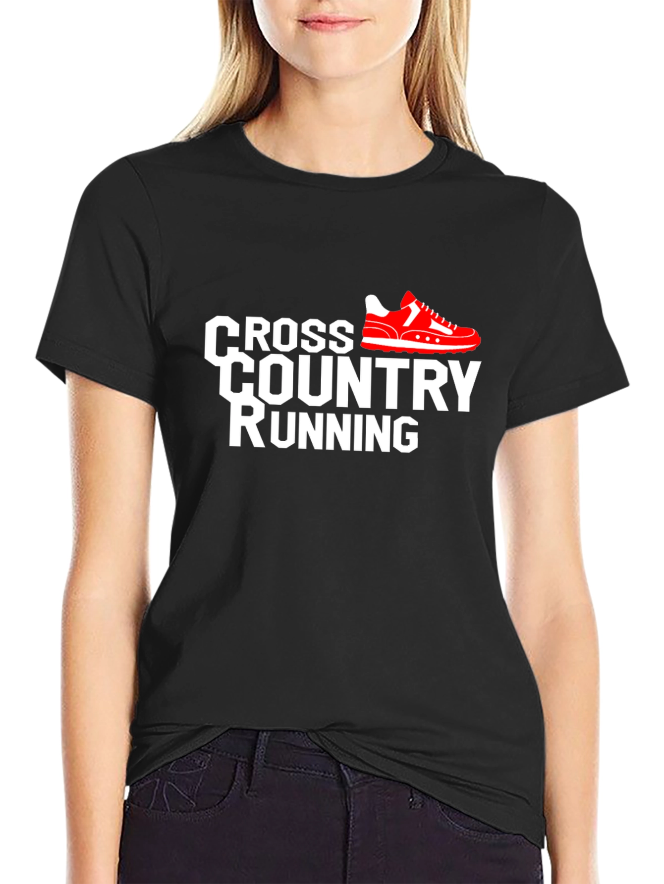 Cross Country Running Graphic Tee