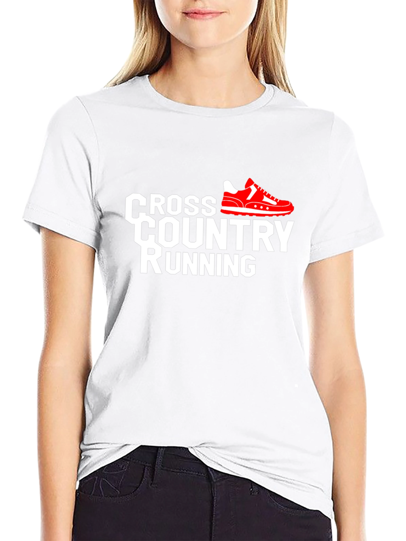 Cross Country Running Graphic Tee