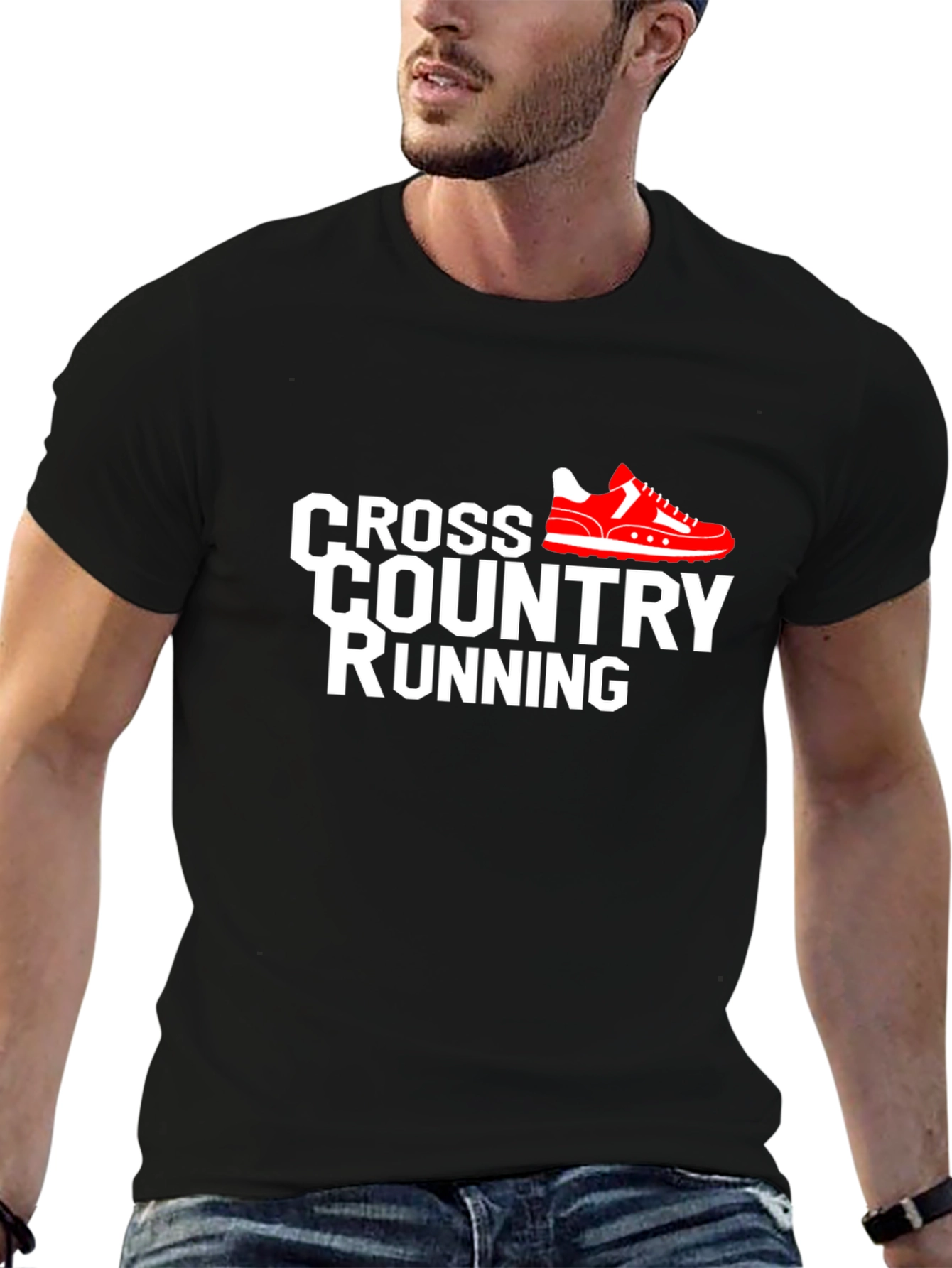 Cross Country Running Graphic Tee
