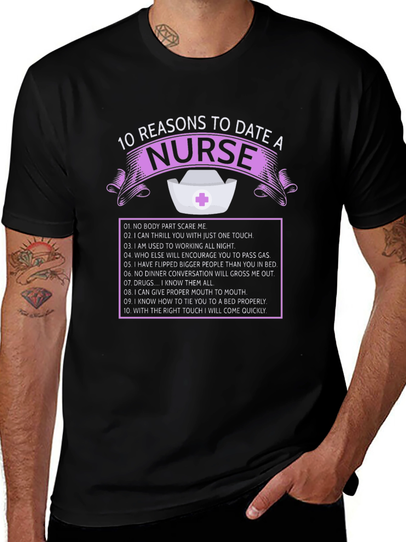 10 Reasons to Date a Nurse T-Shirt