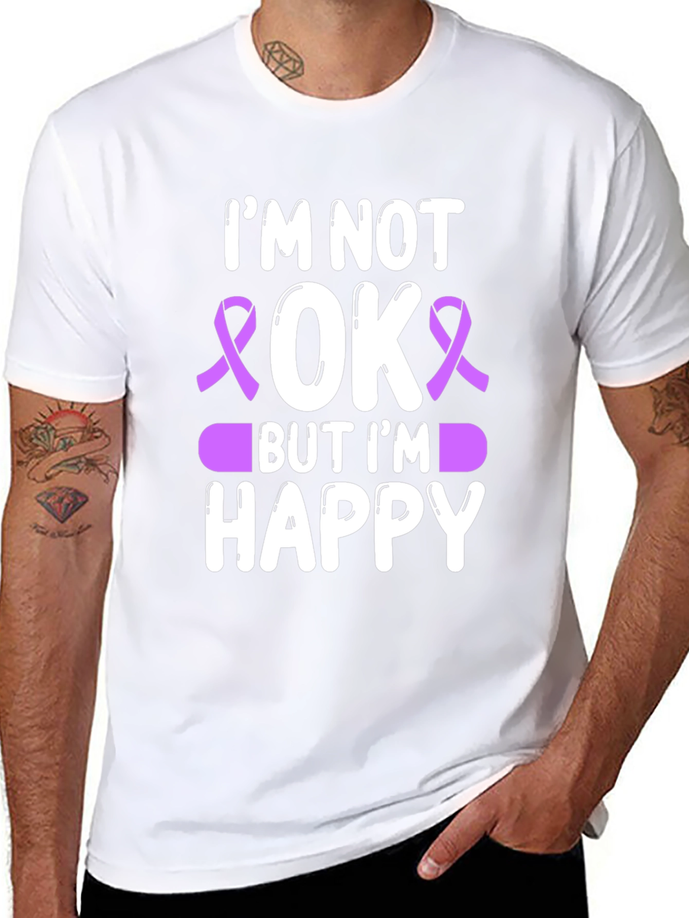 Im Not OK But Im Happy T-Shirt