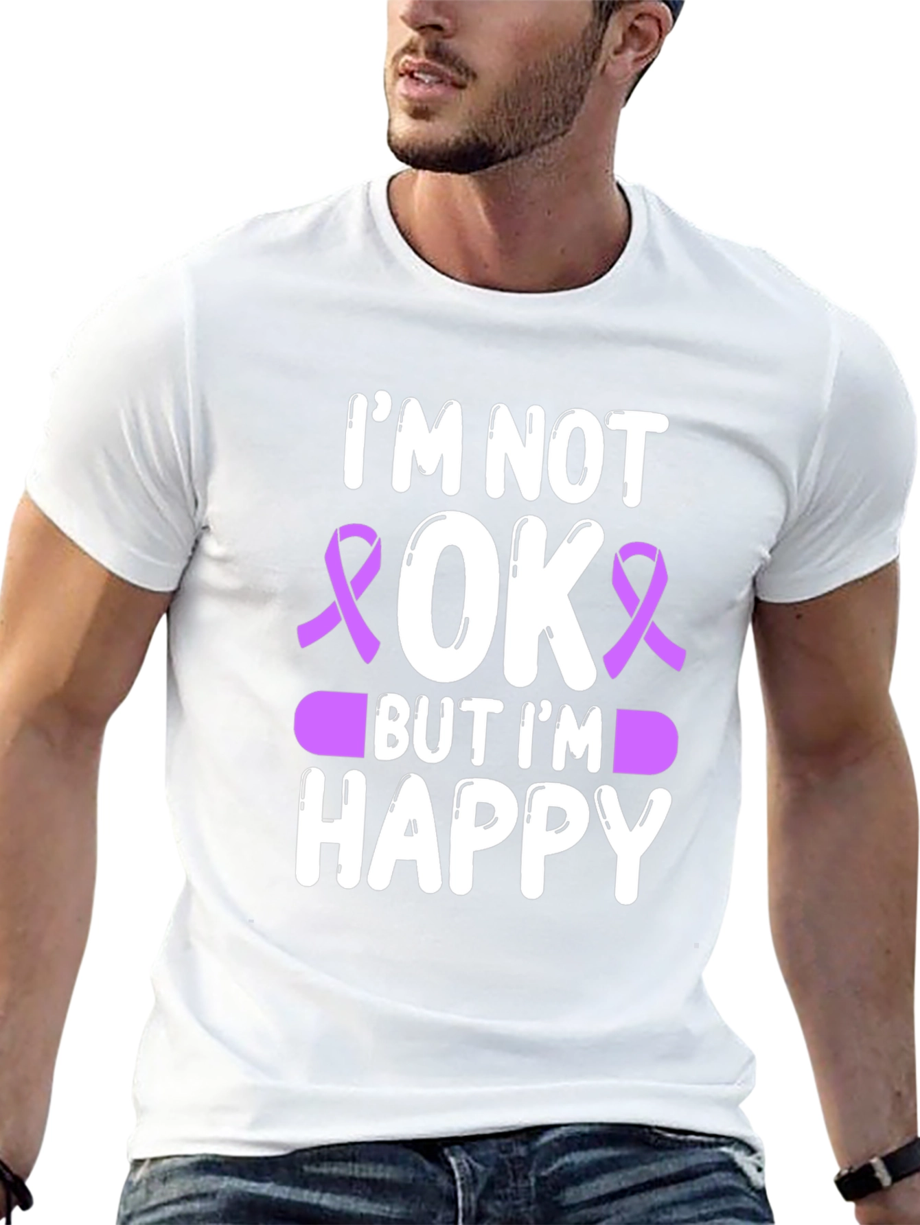 Im Not OK But Im Happy T-Shirt