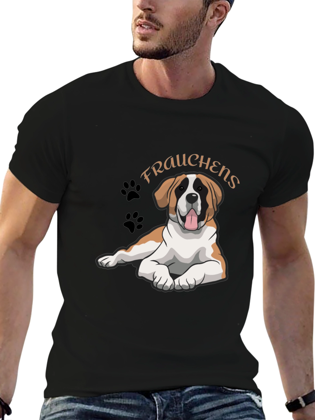 Dog Mom T-Shirt: St. Bernard Frauchens