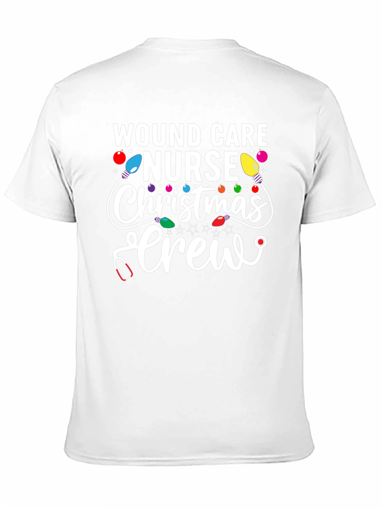 Wound Care Nurse Christmas Crew T-Shirt