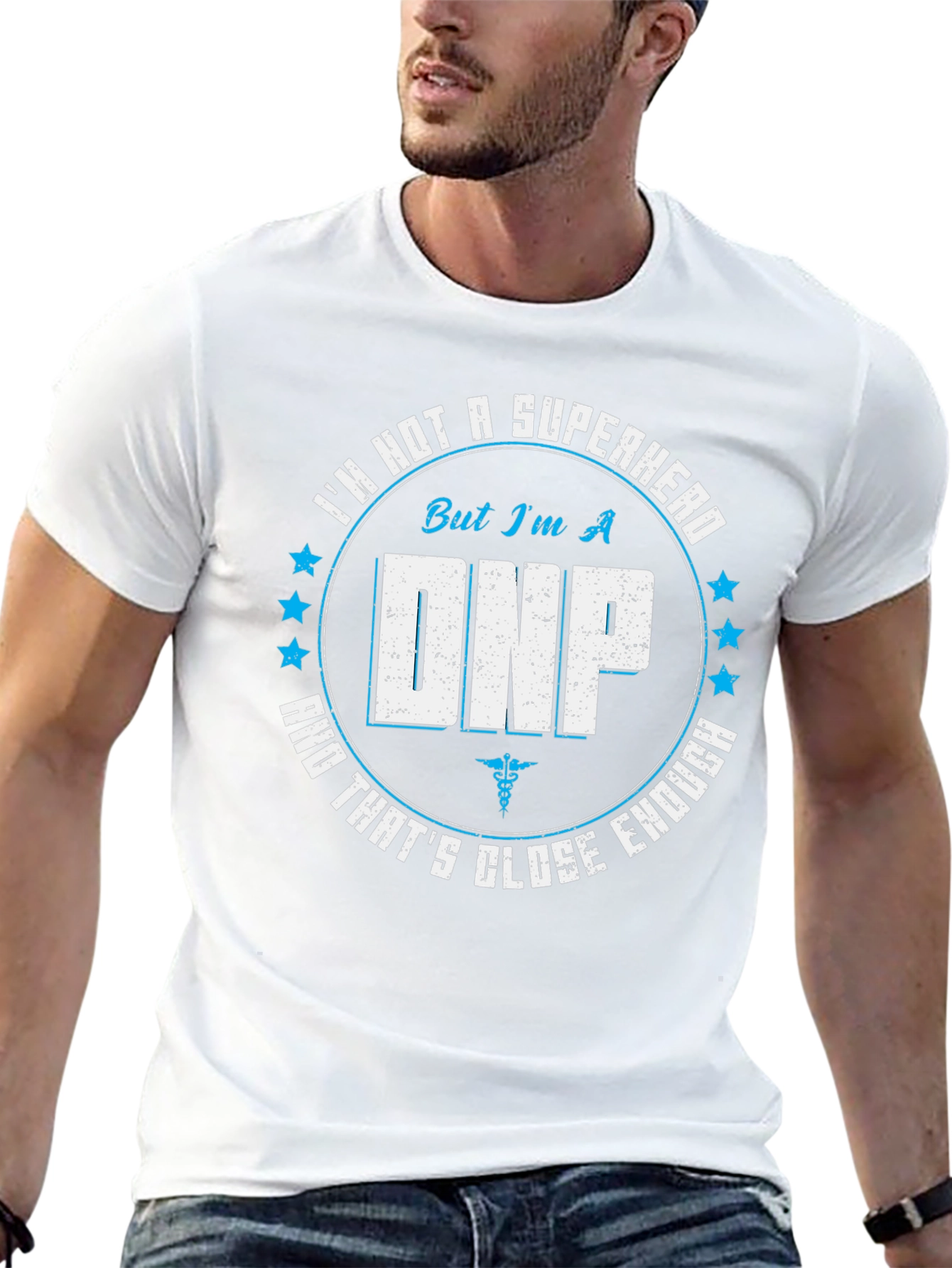 DNP Superhero Graphic Tee - Nurse Practitioner Apparel