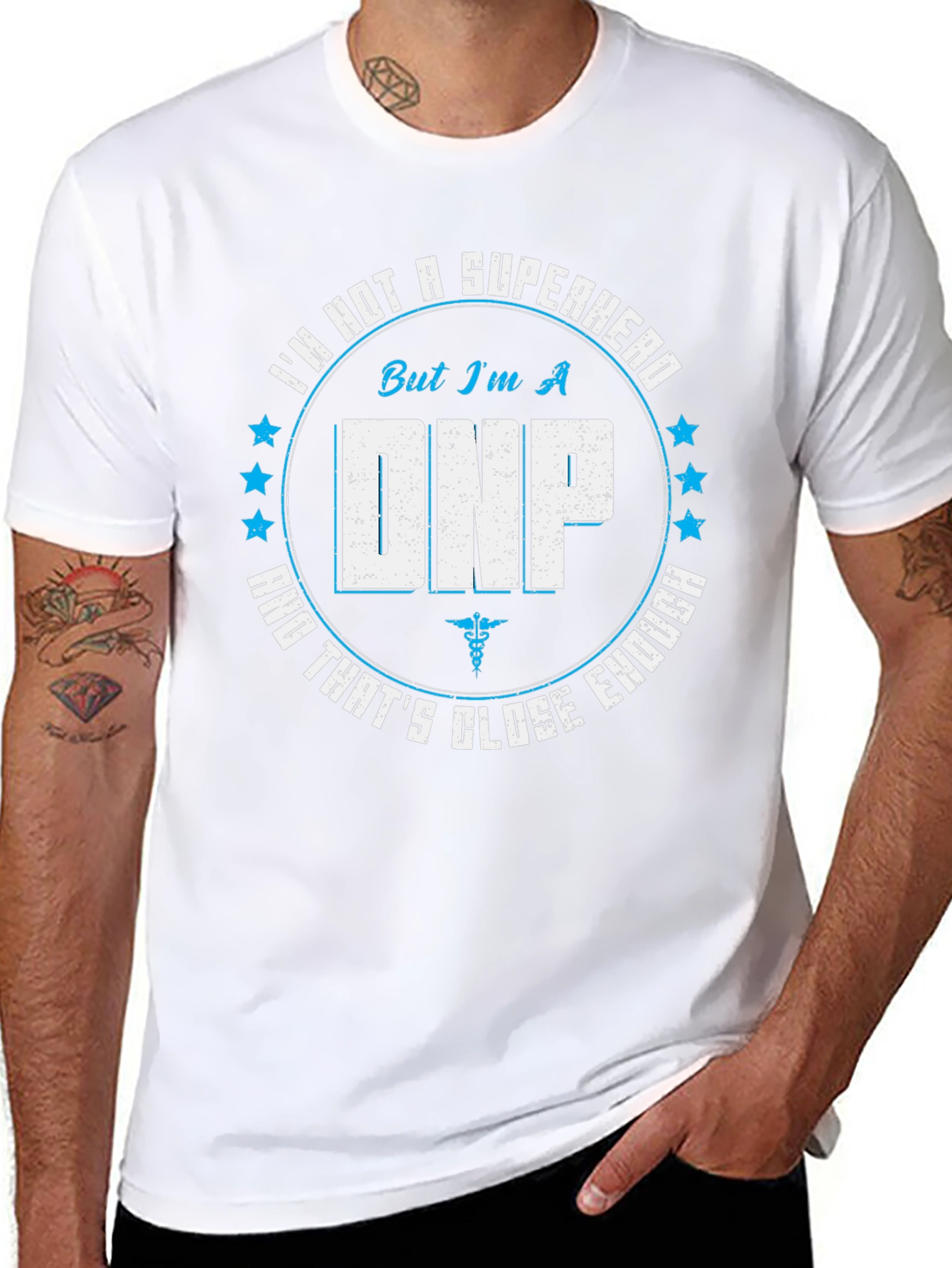 DNP Superhero Graphic Tee - Nurse Practitioner Apparel