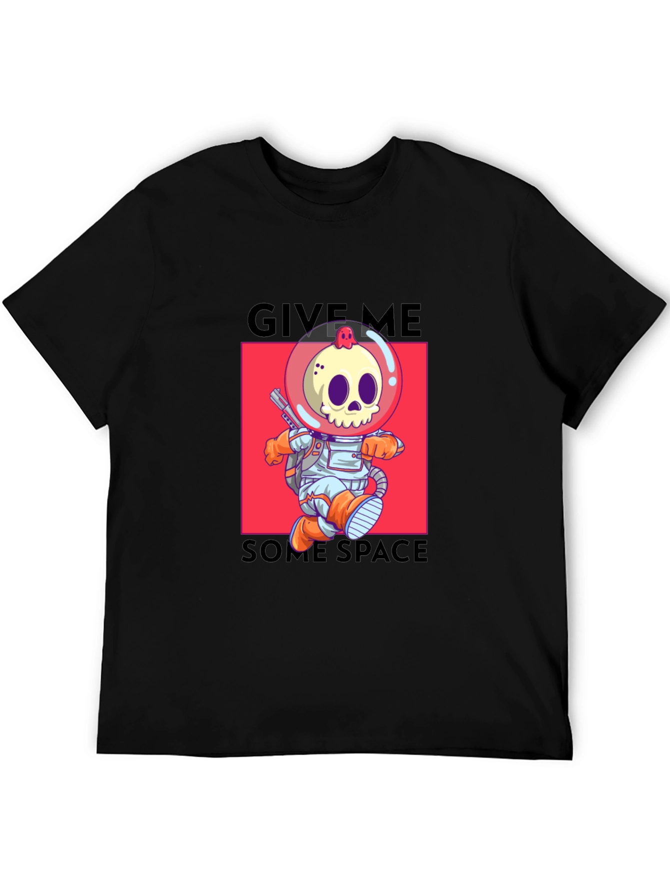 Give Me Some Space T-Shirt - Skull Astronaut