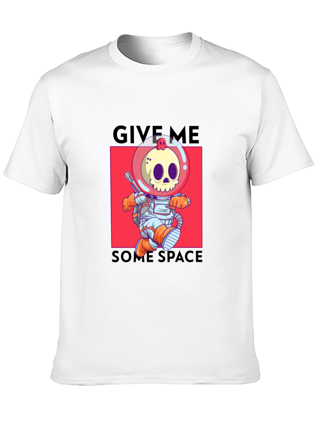 Give Me Some Space T-Shirt - Skull Astronaut