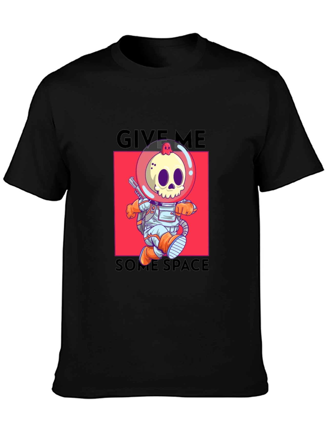 Give Me Some Space T-Shirt - Skull Astronaut