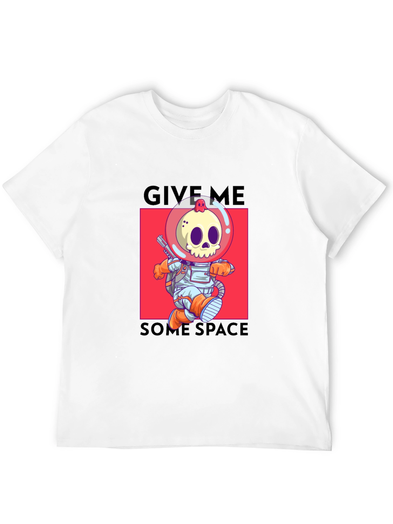 Give Me Some Space T-Shirt - Skull Astronaut
