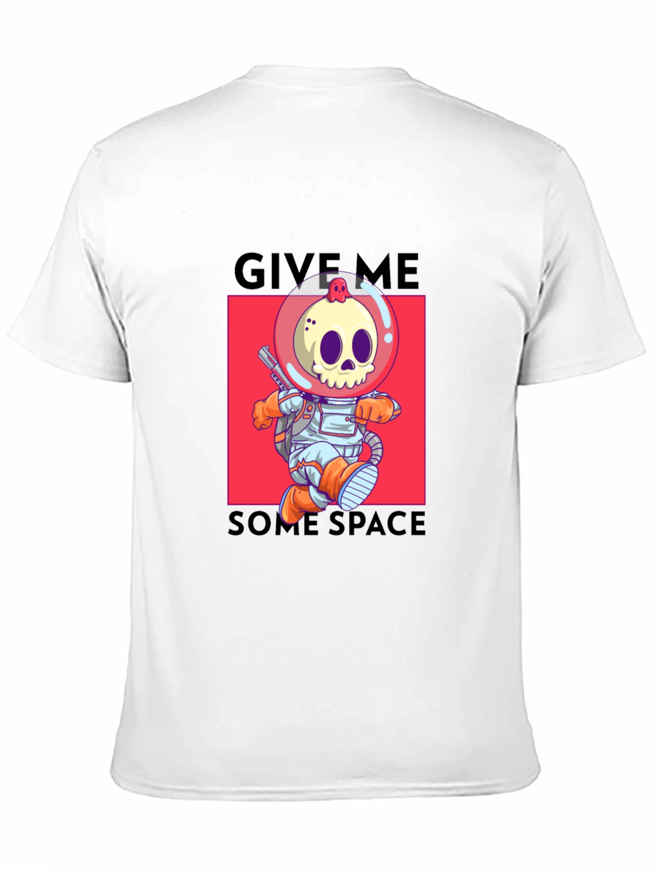 Give Me Some Space T-Shirt - Skull Astronaut