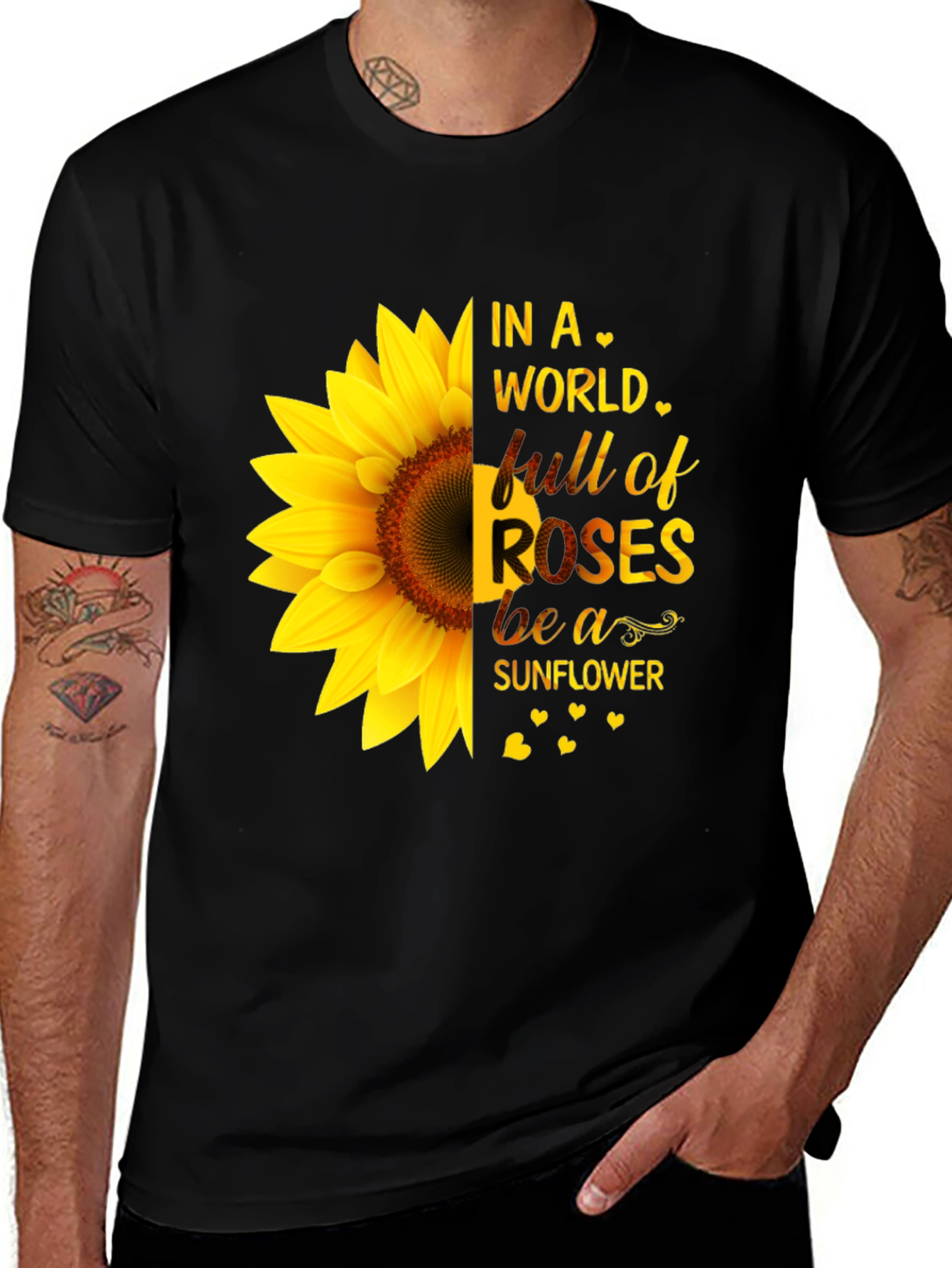 Be a Sunflower Graphic T-Shirt