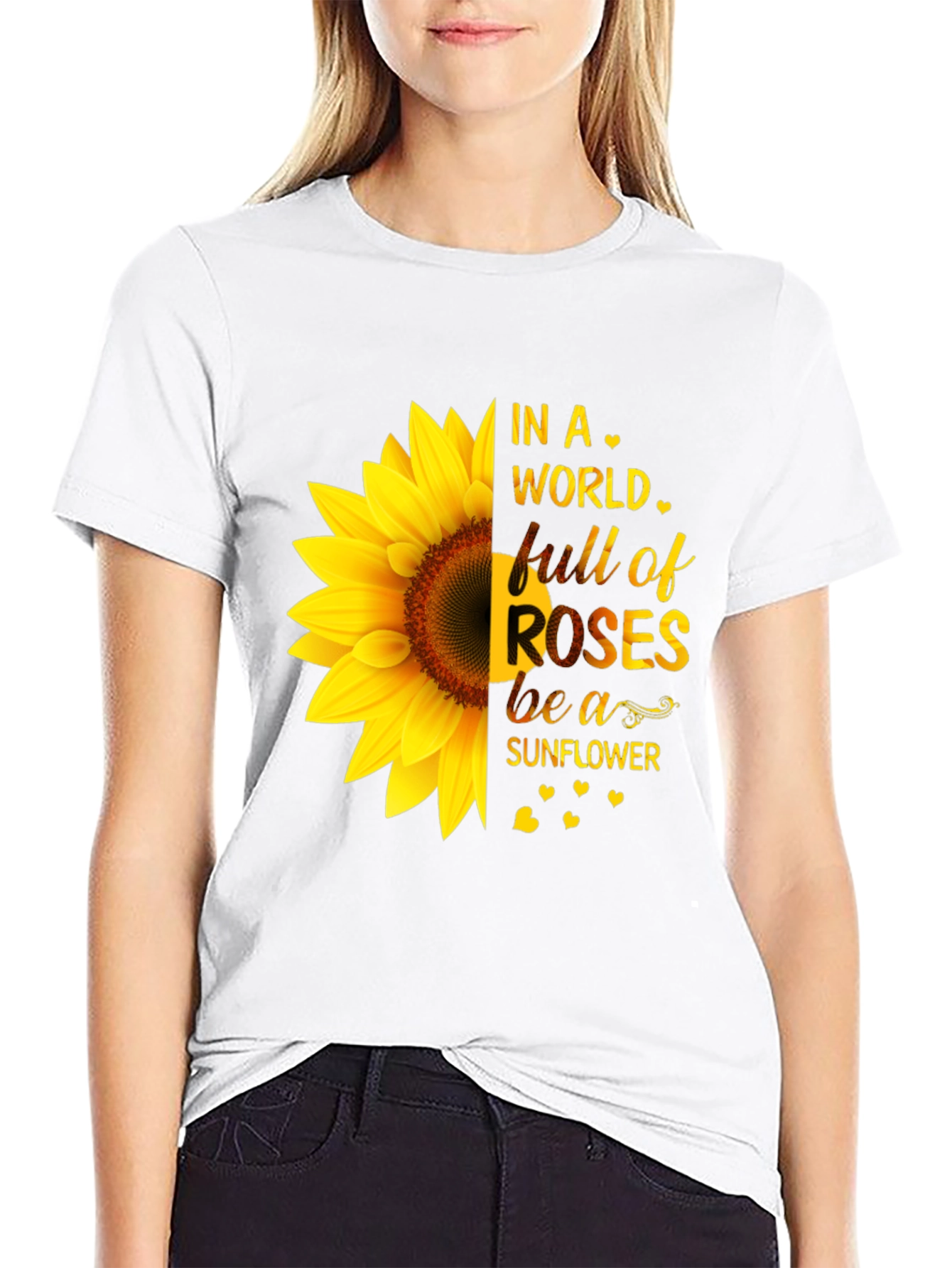 Be a Sunflower Graphic T-Shirt