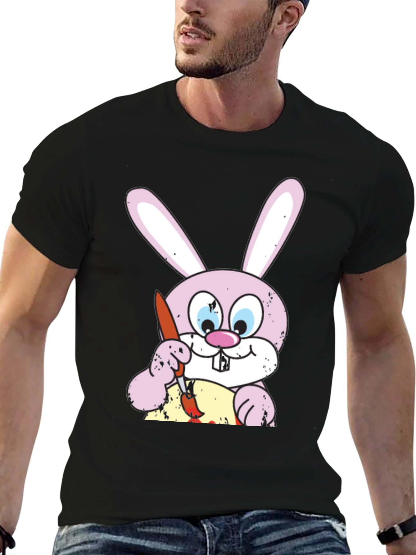 Killer Bunny Graphic T-Shirt