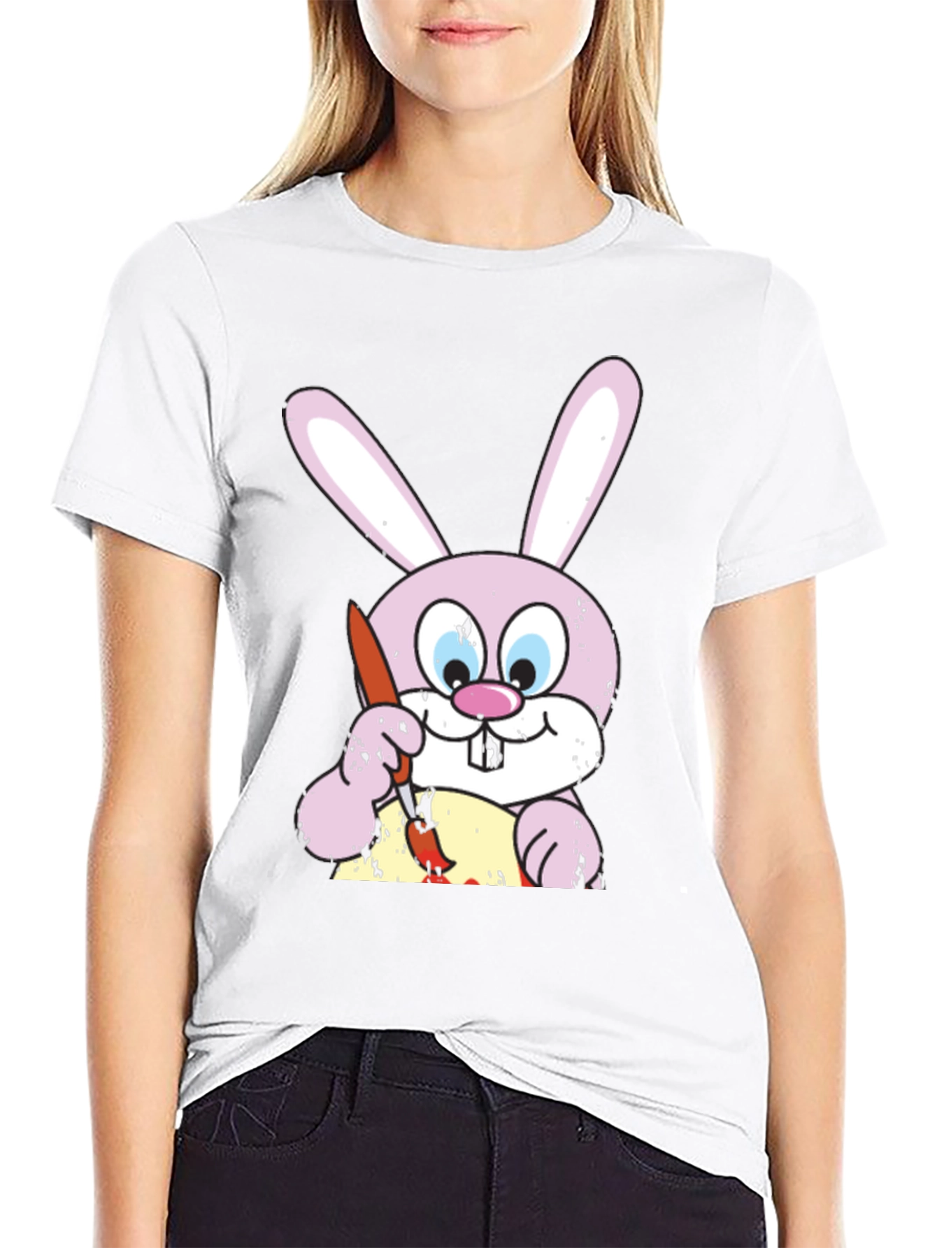Killer Bunny Graphic T-Shirt