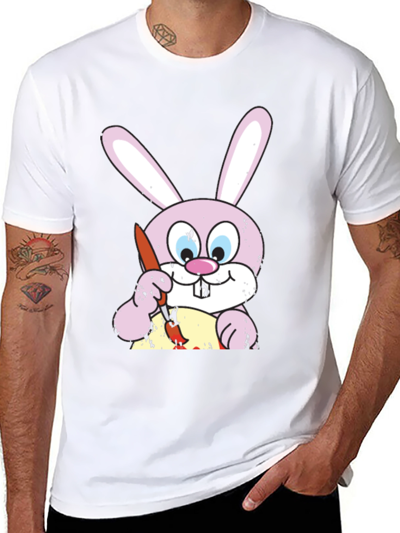 Killer Bunny Graphic T-Shirt