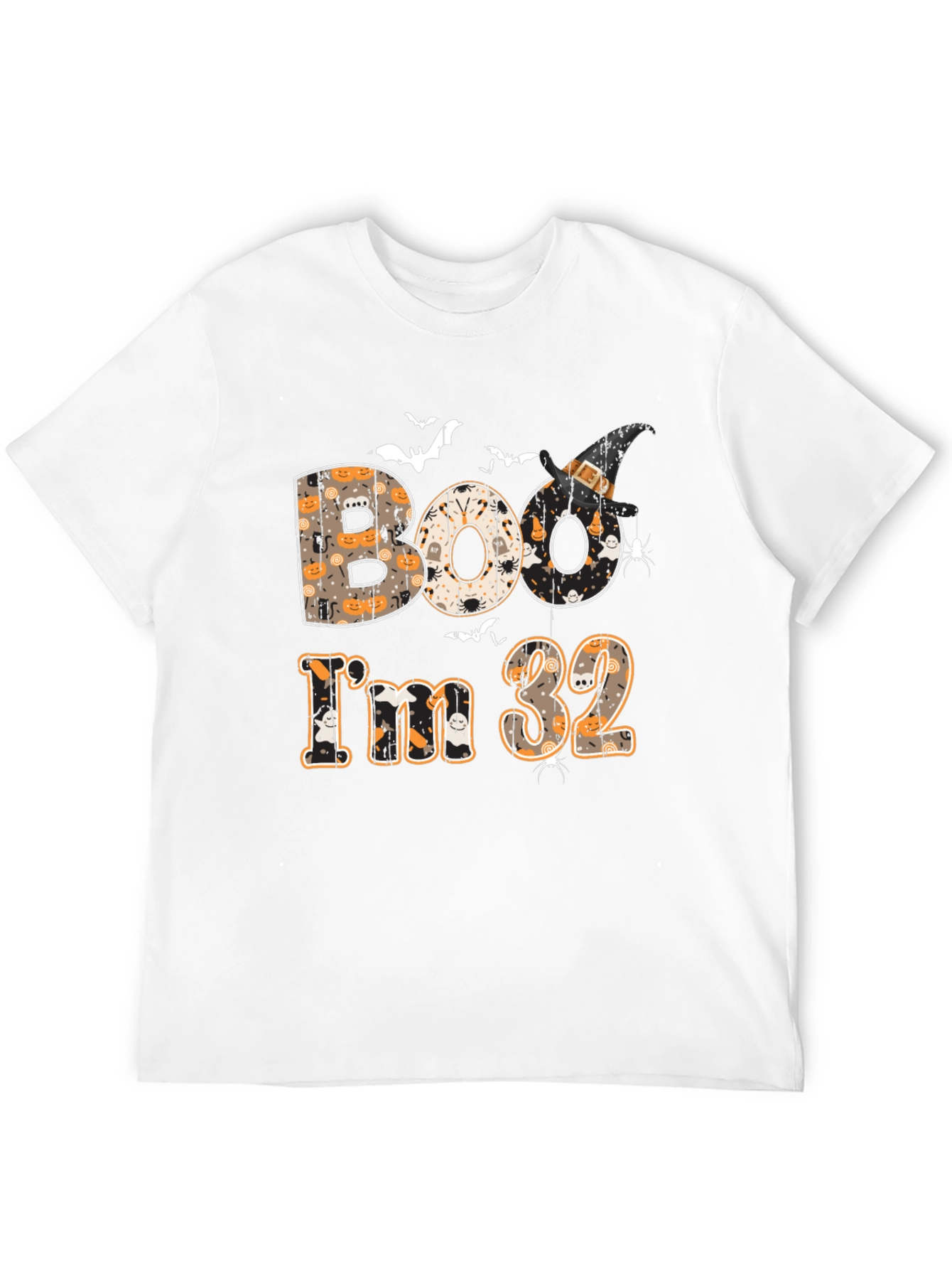 Boo Im 32 T-Shirt - Halloween Birthday Tee
