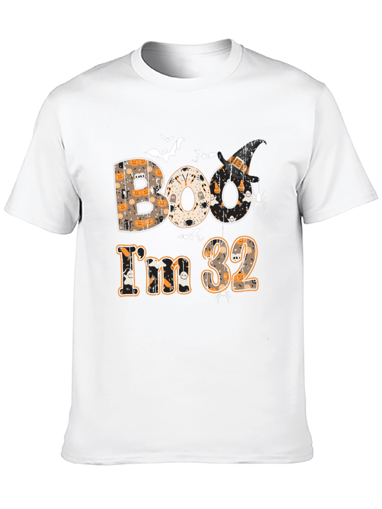 Boo Im 32 T-Shirt - Halloween Birthday Tee