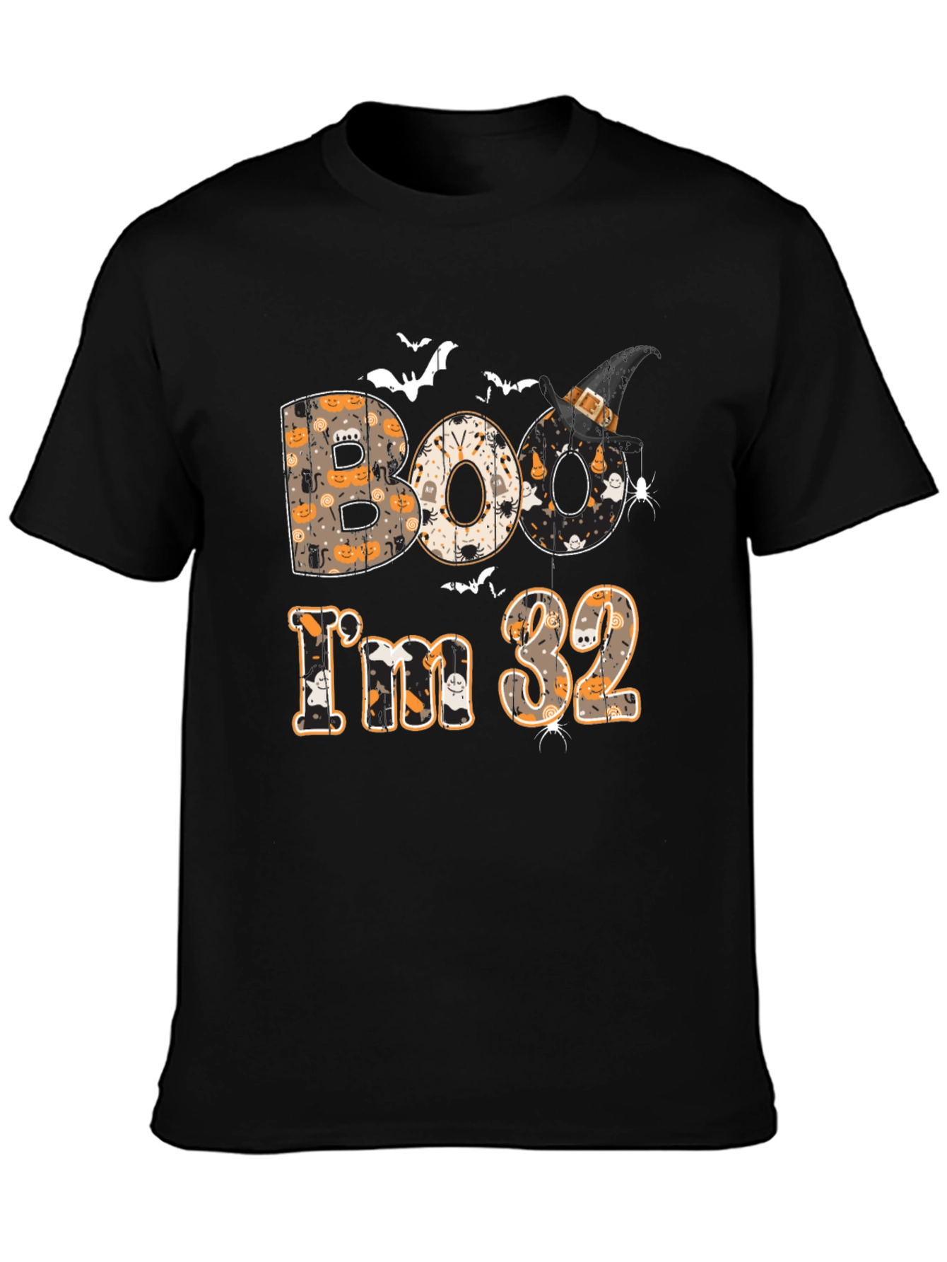 Boo Im 32 T-Shirt - Halloween Birthday Tee