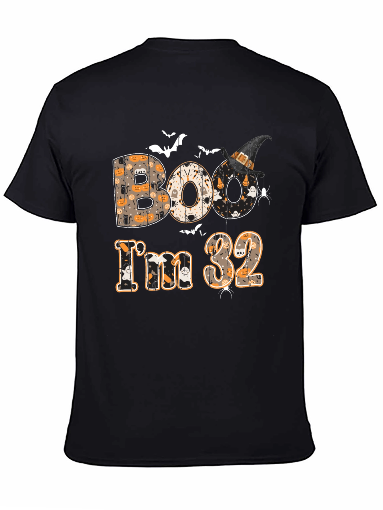 Boo Im 32 T-Shirt - Halloween Birthday Tee