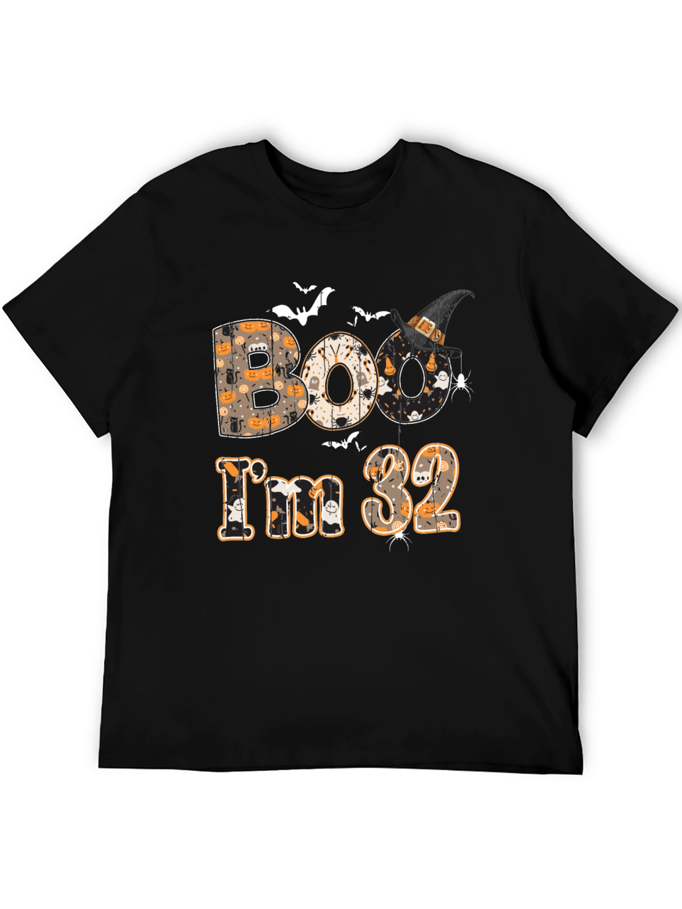 Boo Im 32 T-Shirt - Halloween Birthday Tee