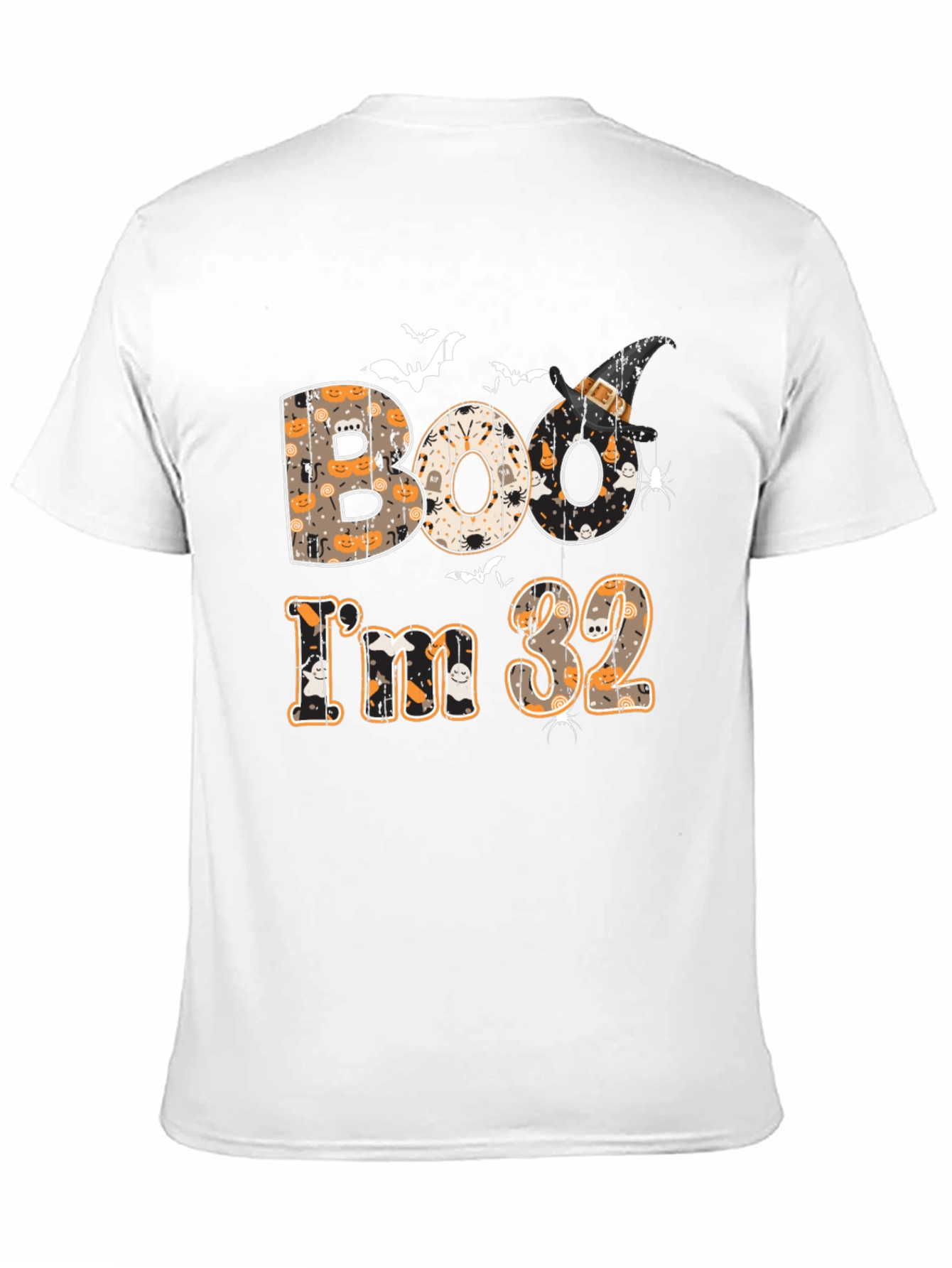 Boo Im 32 T-Shirt - Halloween Birthday Tee
