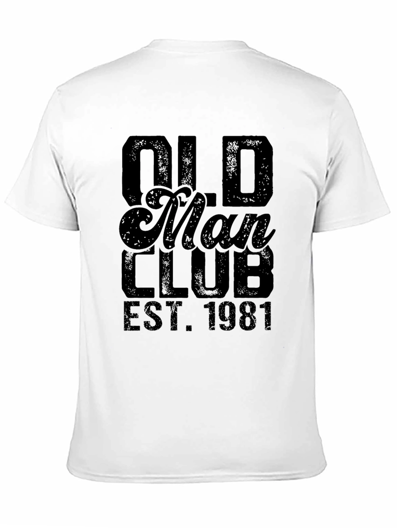 Old Man Club Est. 1981 Black T-Shirt