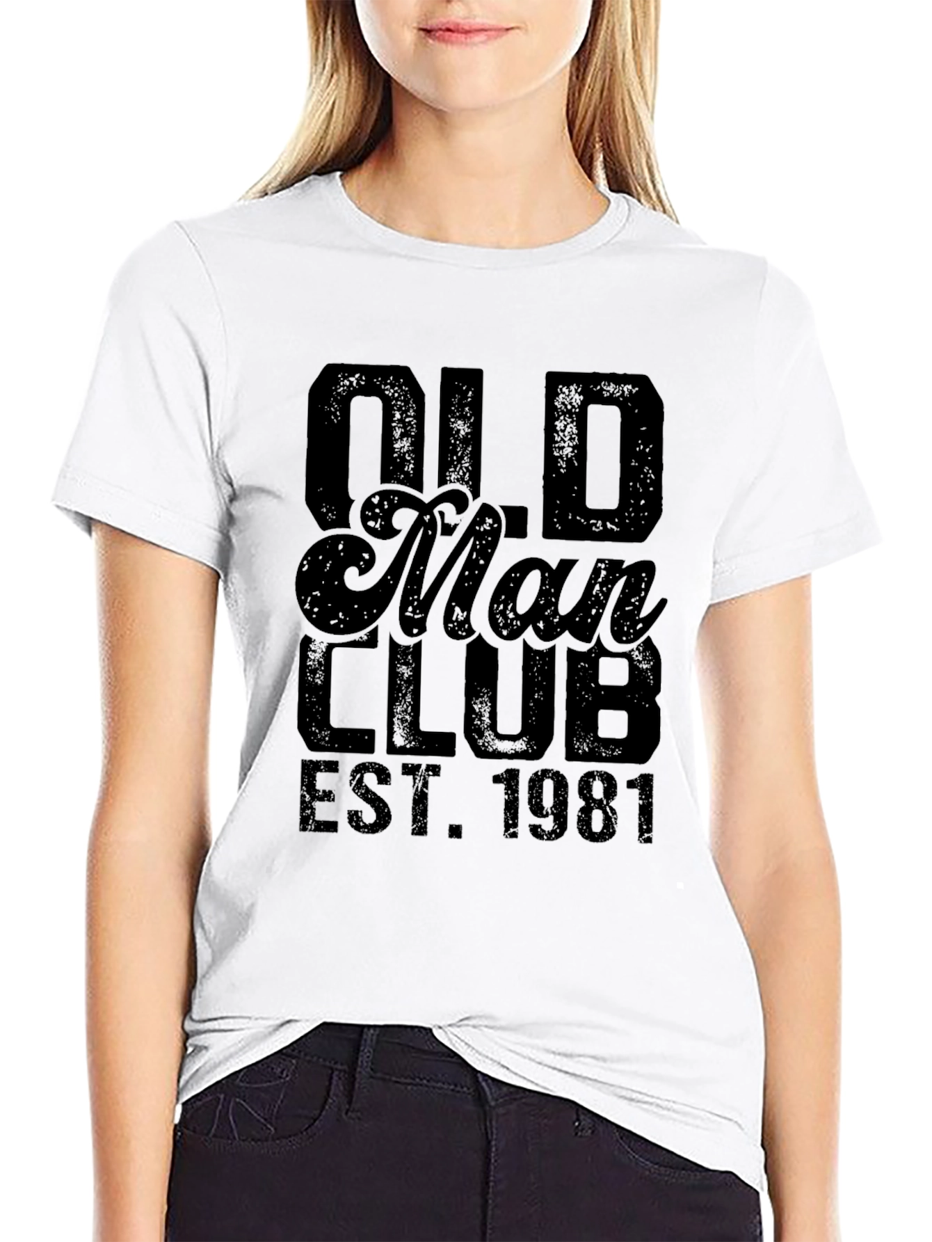 Old Man Club Est. 1981 Black T-Shirt