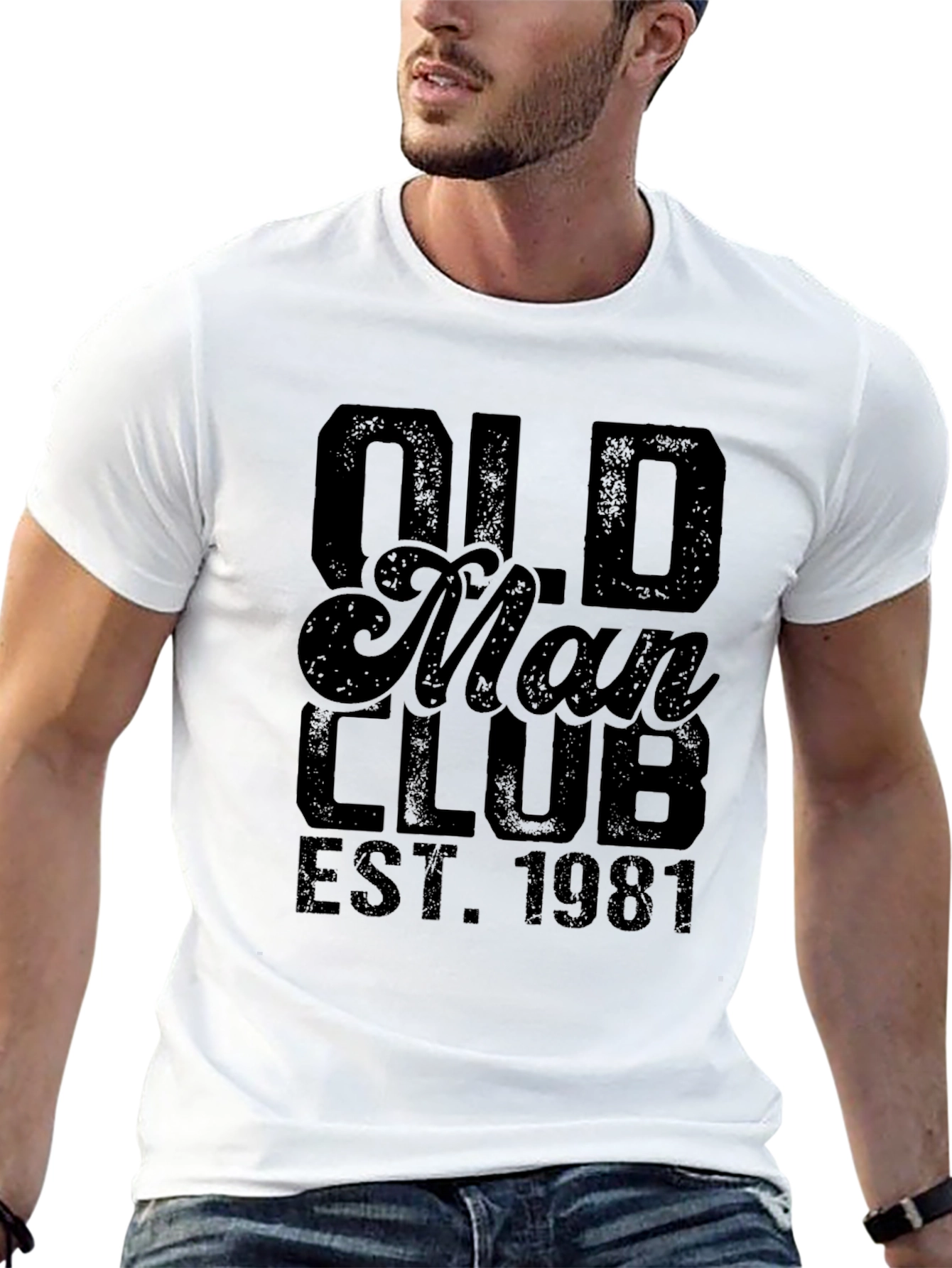 Old Man Club Est. 1981 Black T-Shirt