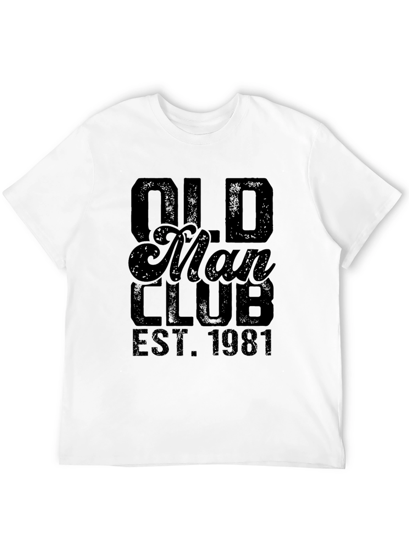 Old Man Club Est. 1981 Black T-Shirt