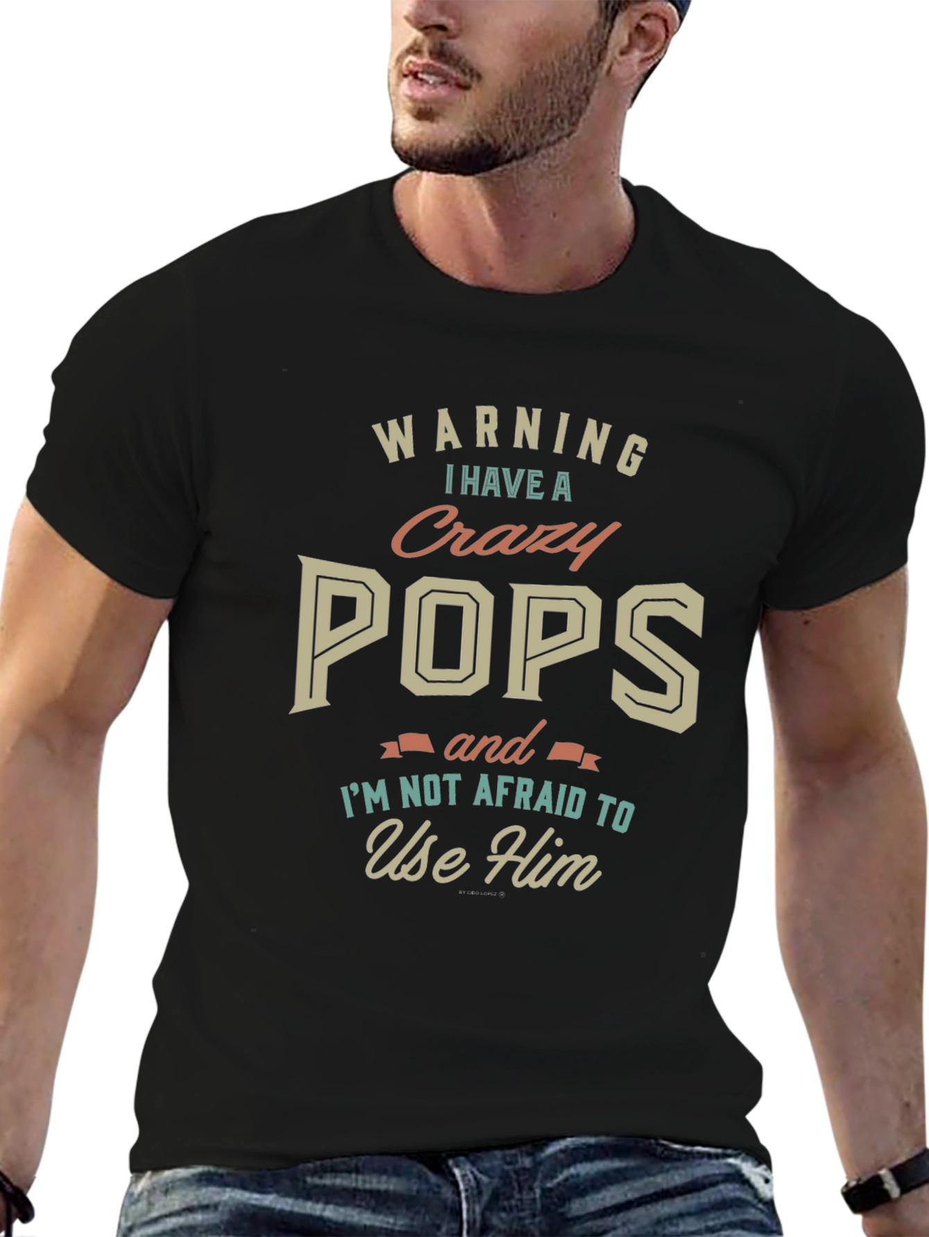 Warning Crazy Pops T-Shirt - Novelty Gift