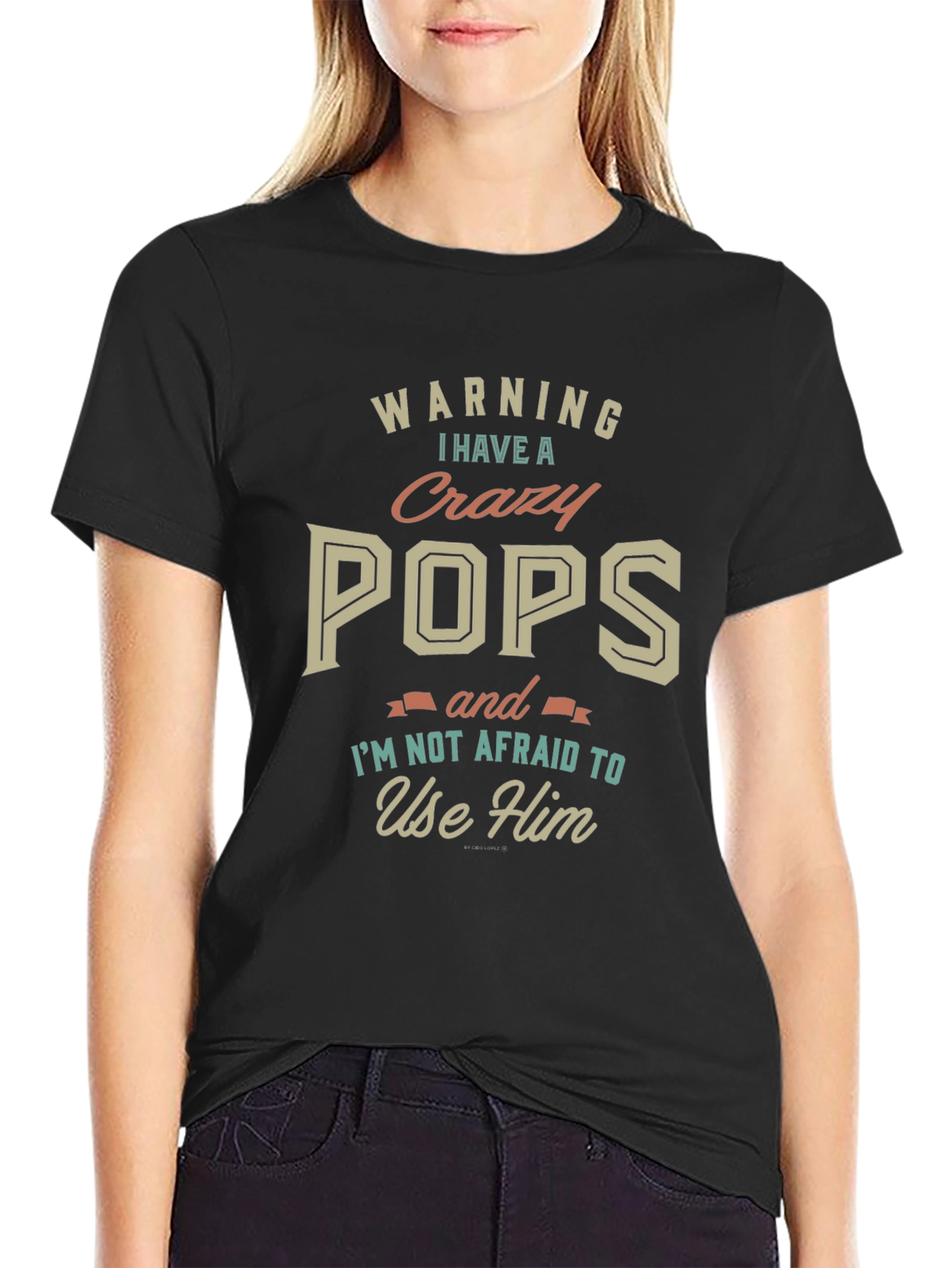 Warning Crazy Pops T-Shirt - Novelty Gift