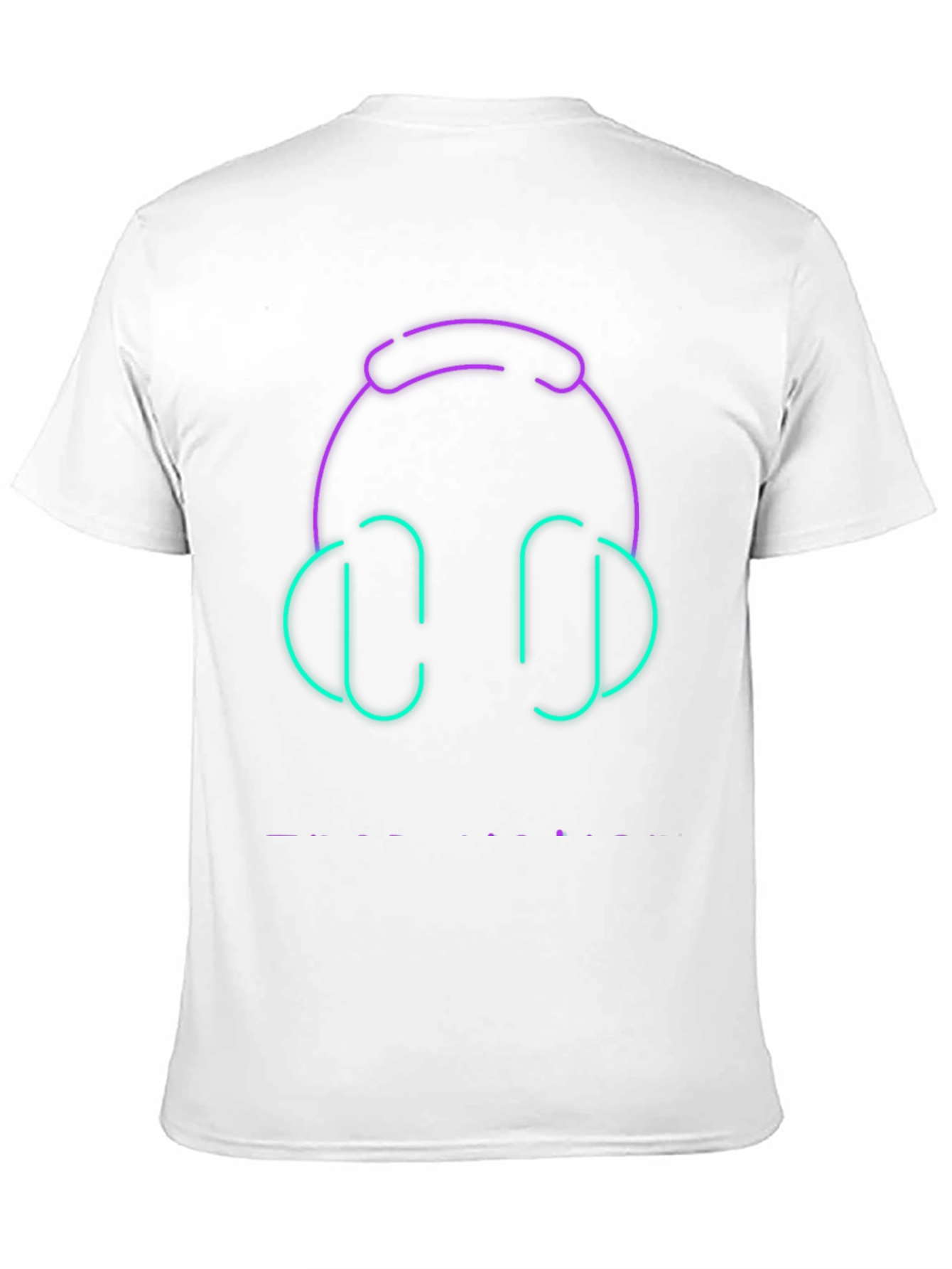 Neon Headphones Graphic Tee