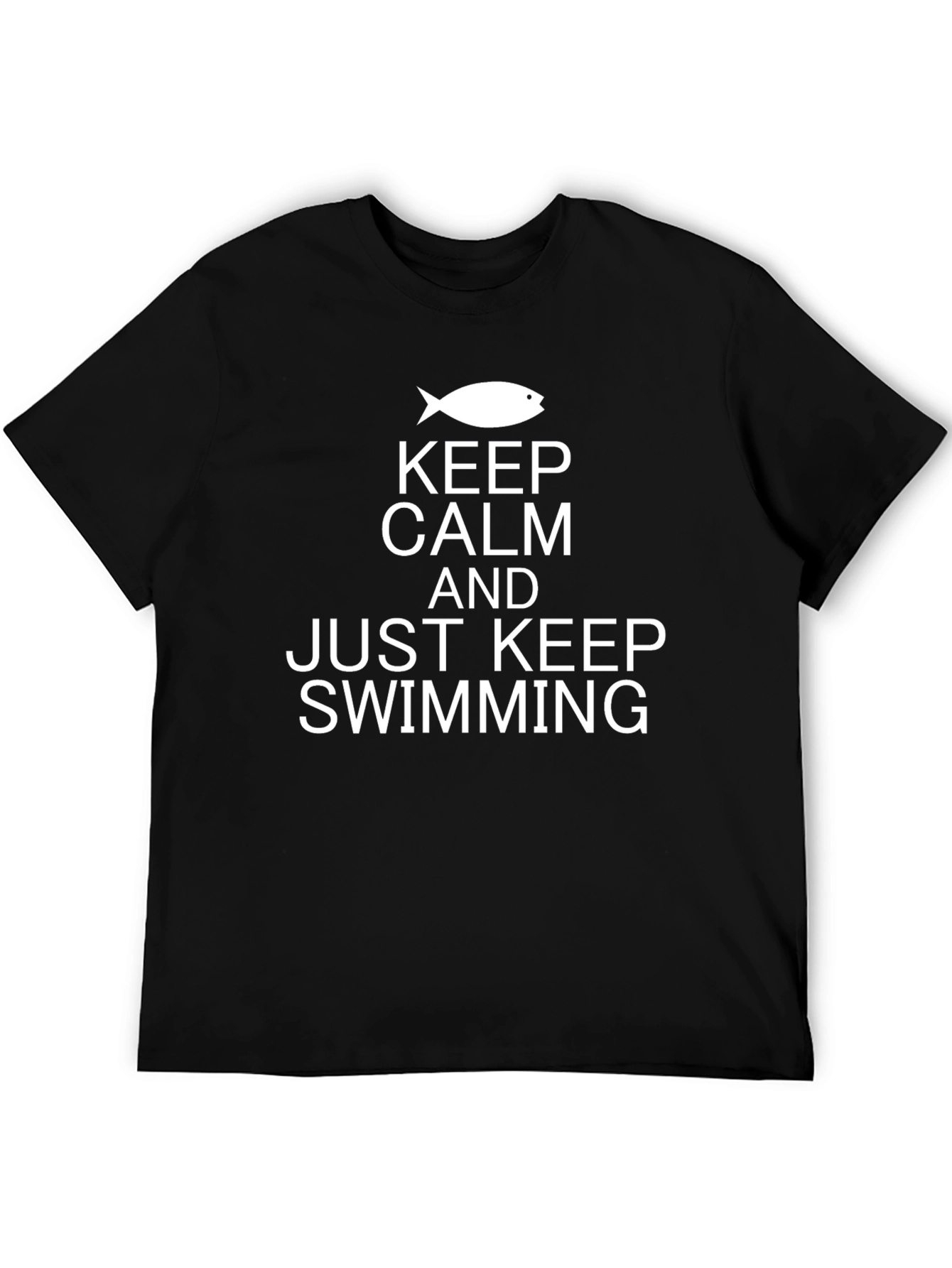 Keep Calm and Swim Mens T-Shirt