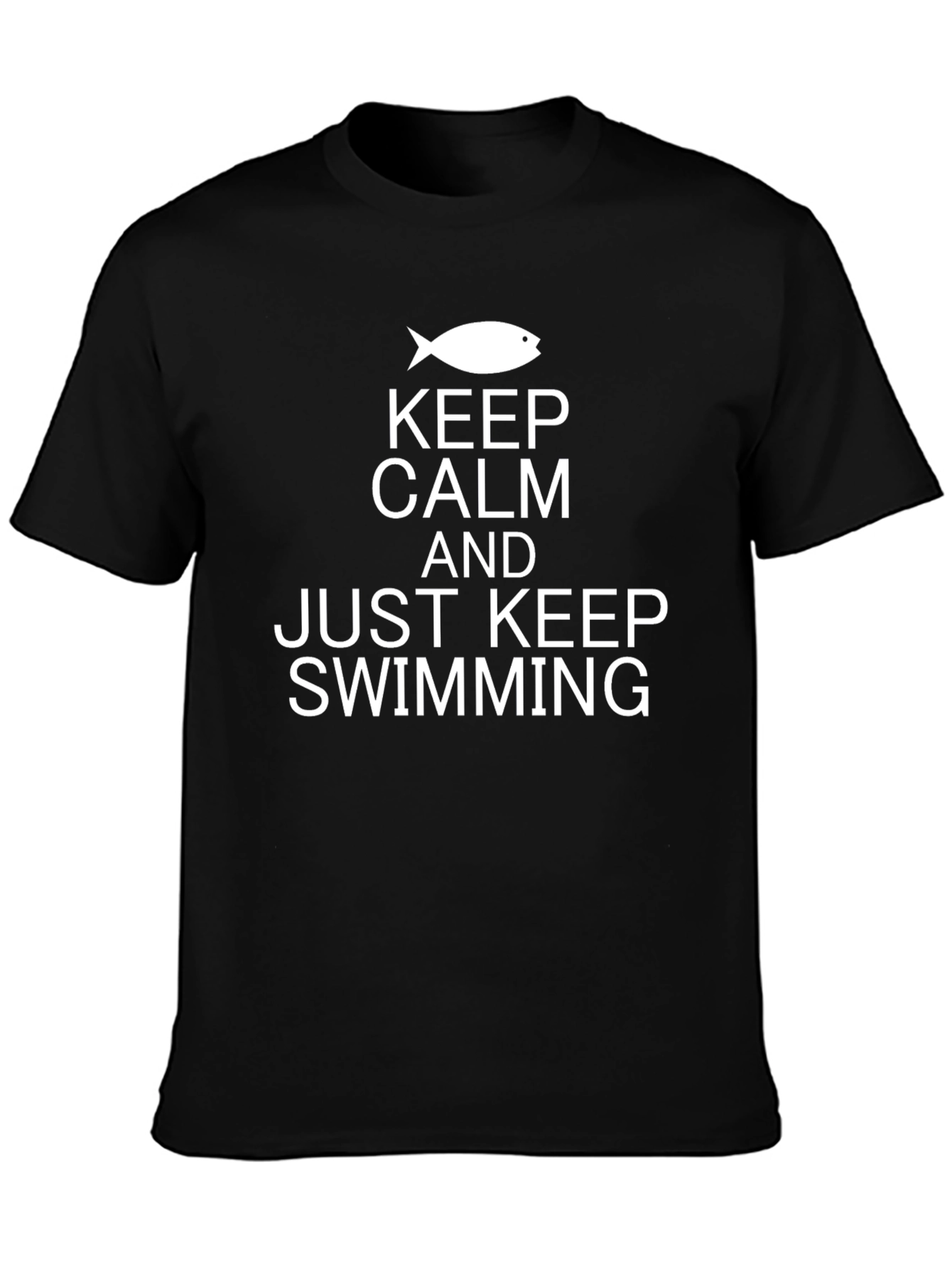 Keep Calm and Swim Mens T-Shirt