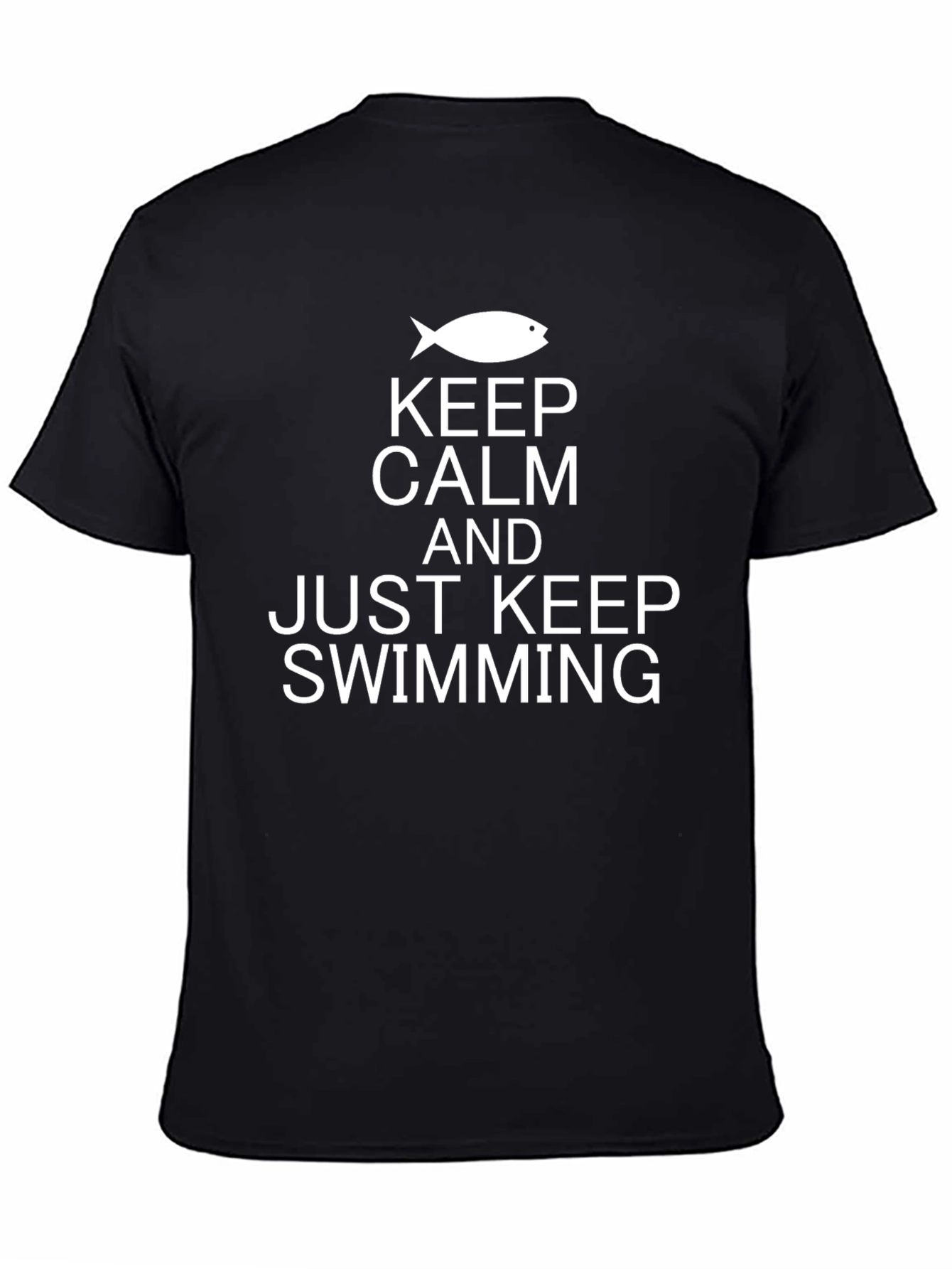 Keep Calm and Swim Mens T-Shirt