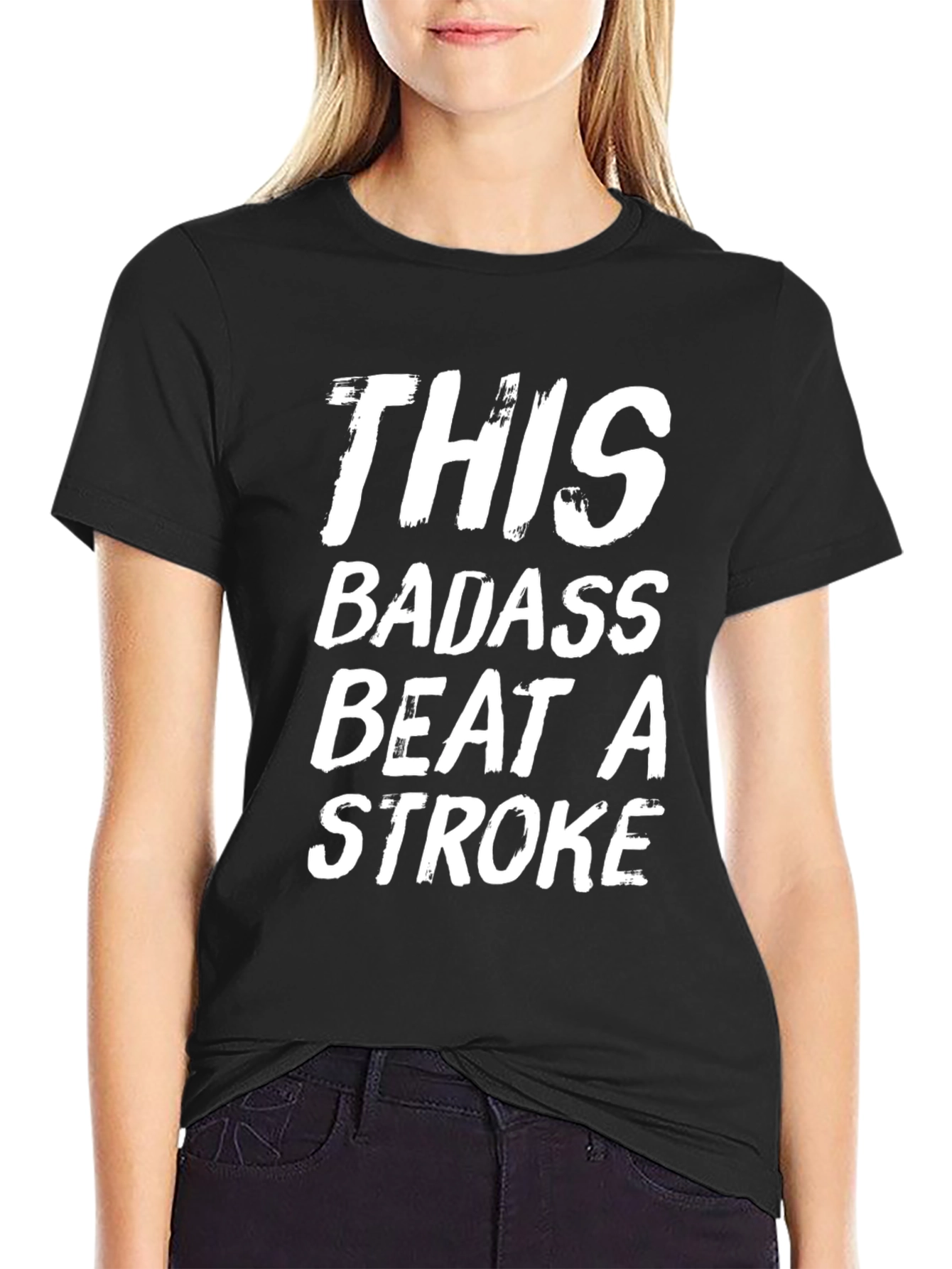 Badass Stroke Survivor Graphic Tee