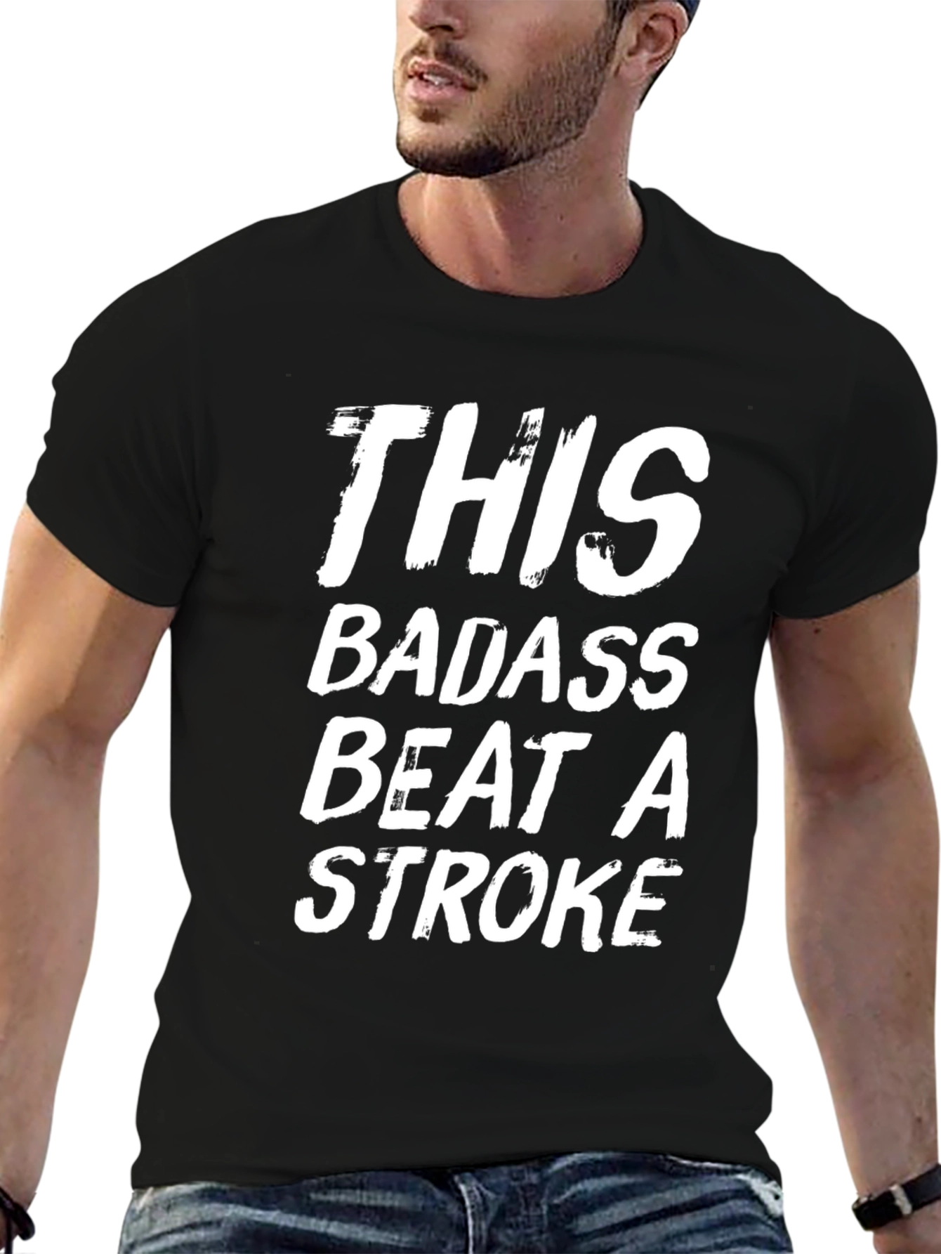Badass Stroke Survivor Graphic Tee