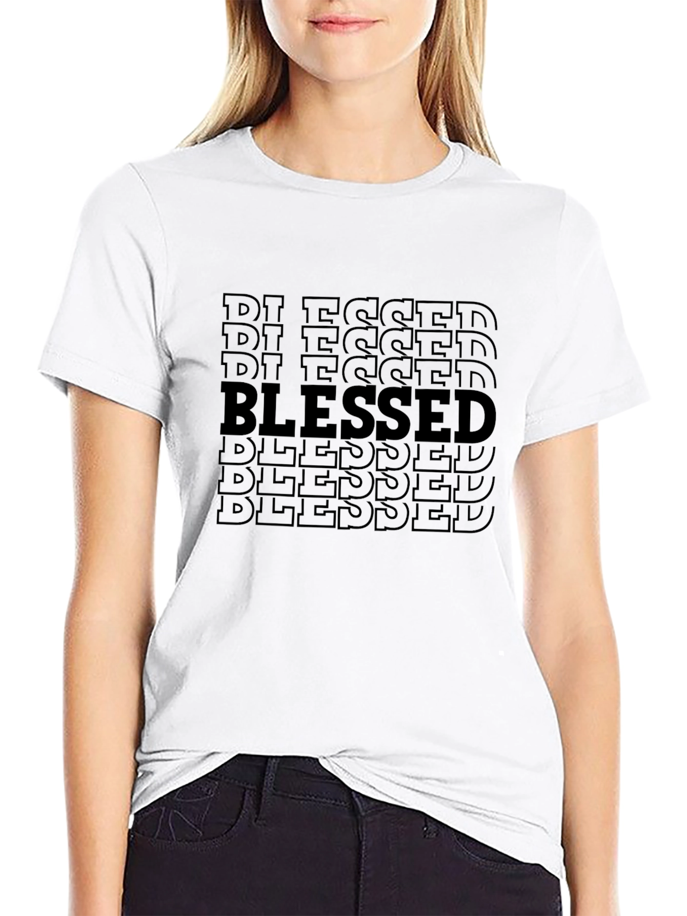 Blessed Graphic T-Shirt - Stylish Religious Tee