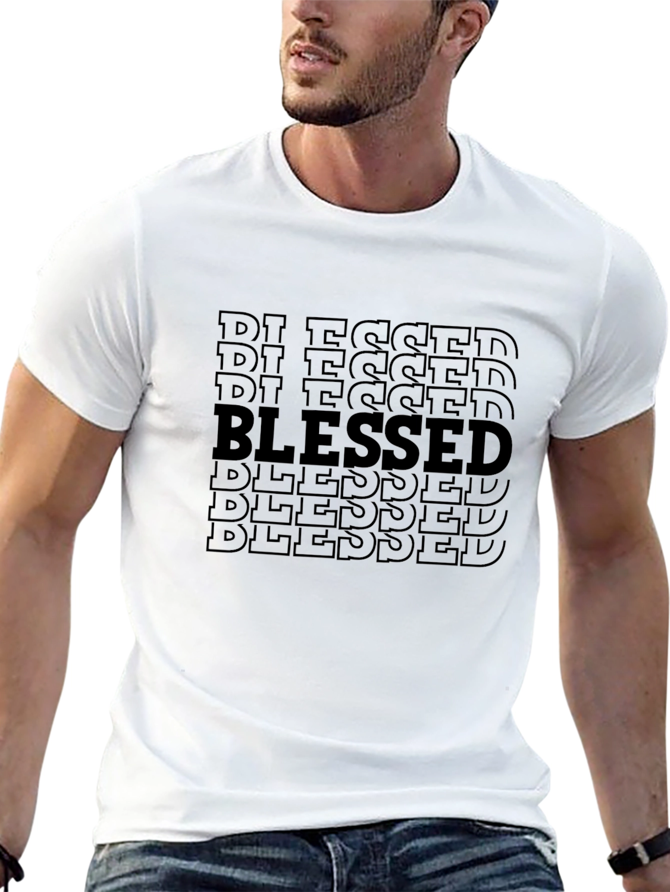 Blessed Graphic T-Shirt - Stylish Religious Tee