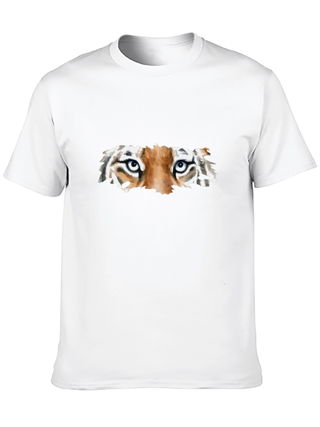 Tiger Eyes Graphic Black T-Shirt