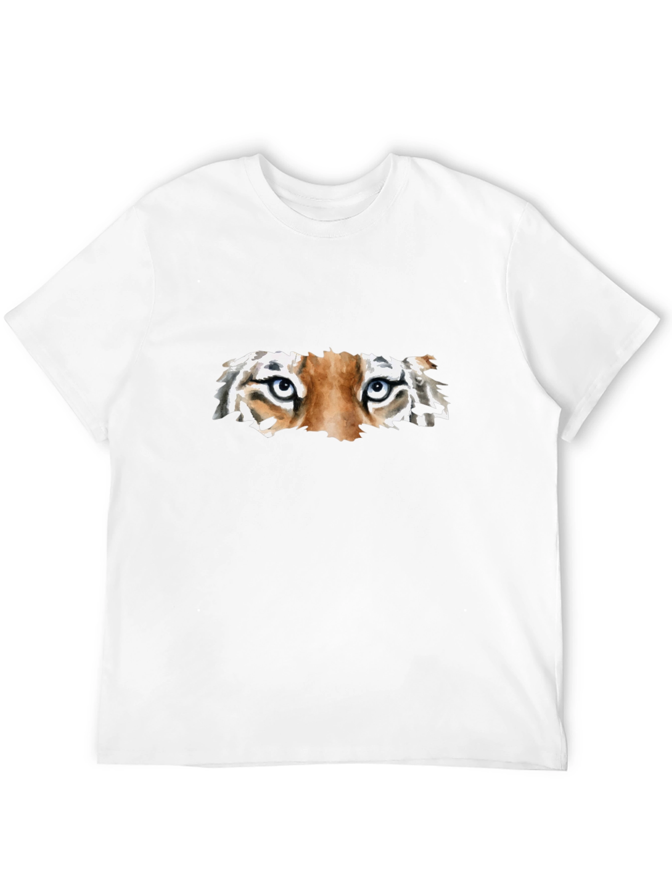 Tiger Eyes Graphic Black T-Shirt
