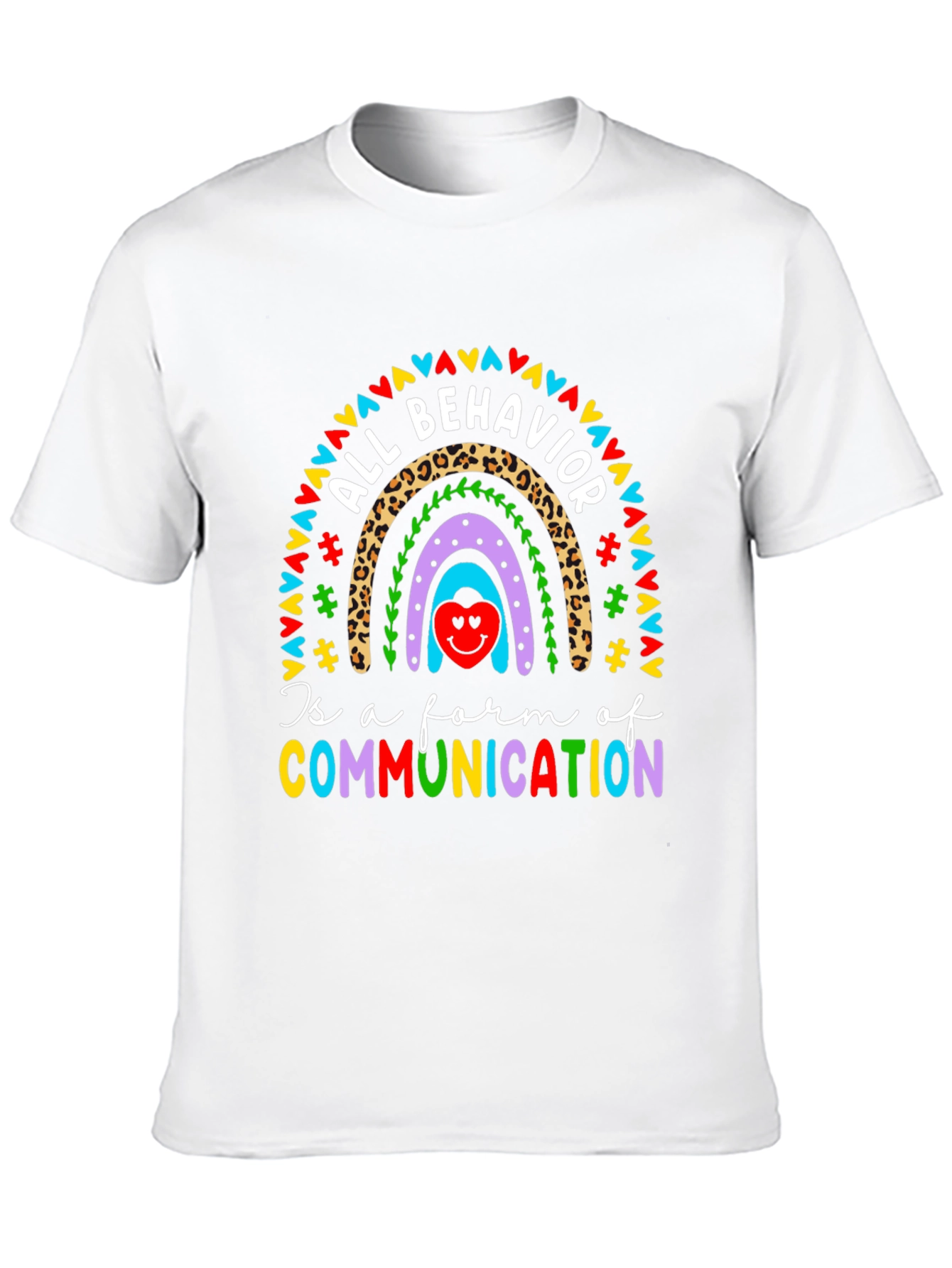 All Behavior Communication Rainbow T-Shirt