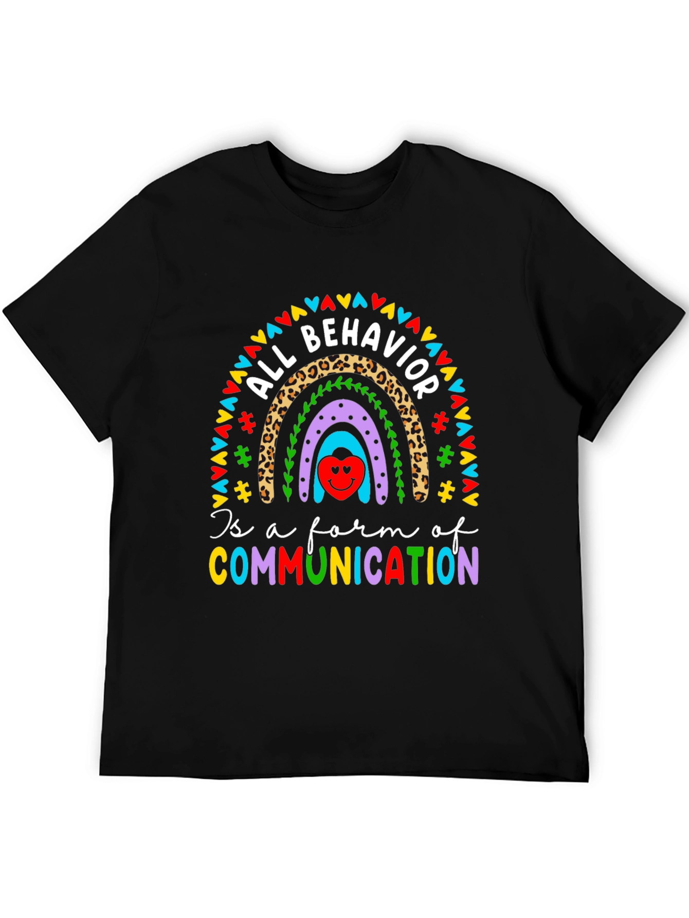 All Behavior Communication Rainbow T-Shirt