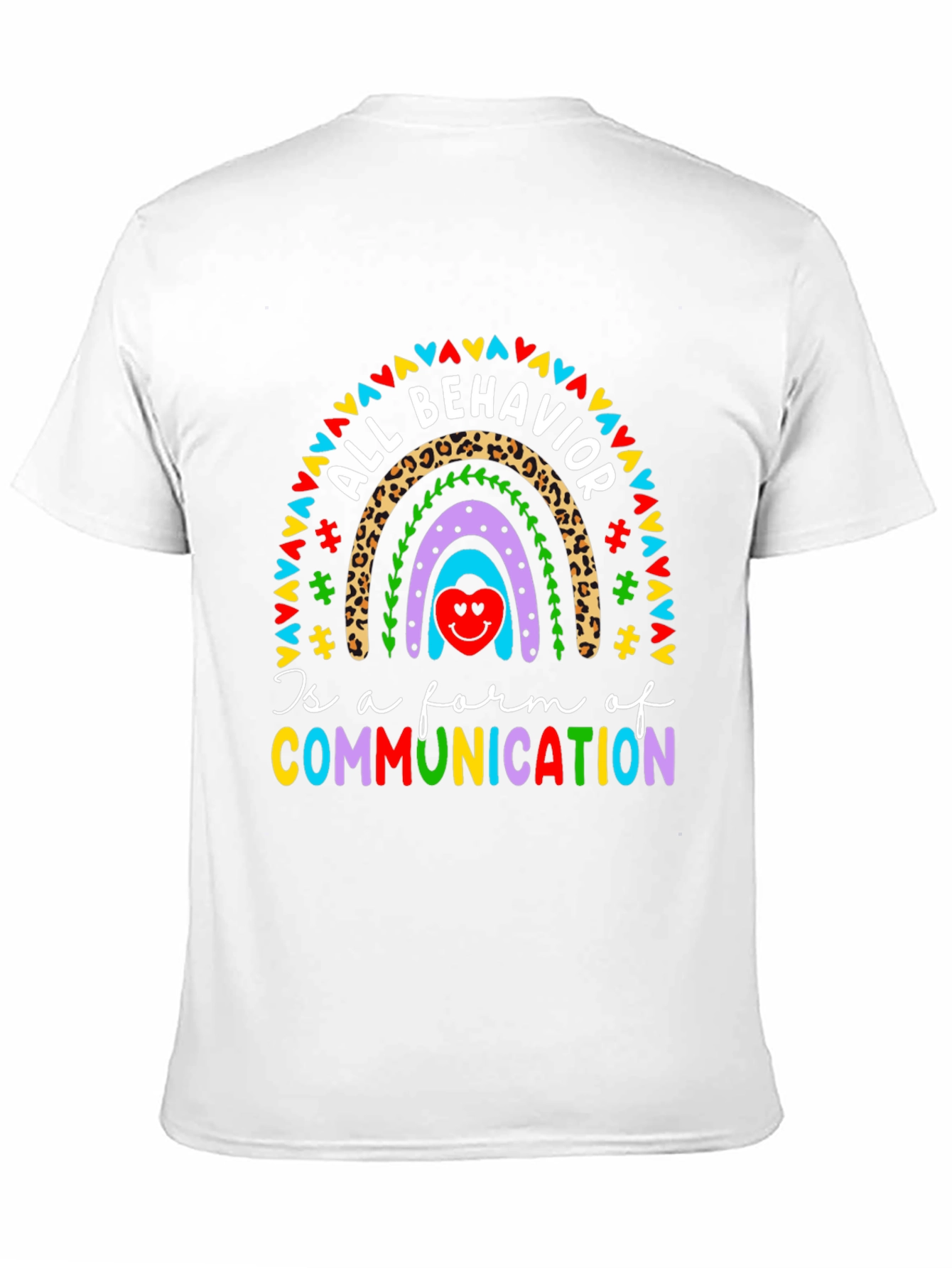 All Behavior Communication Rainbow T-Shirt