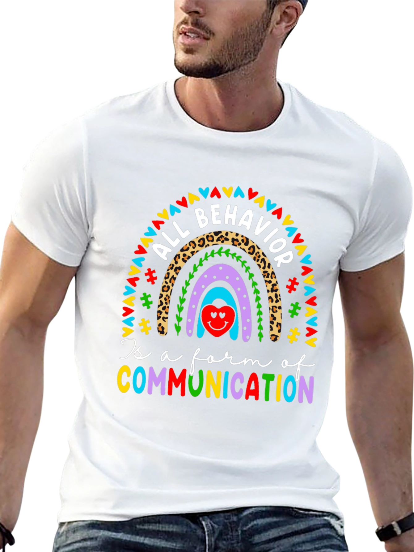 All Behavior Communication Rainbow T-Shirt