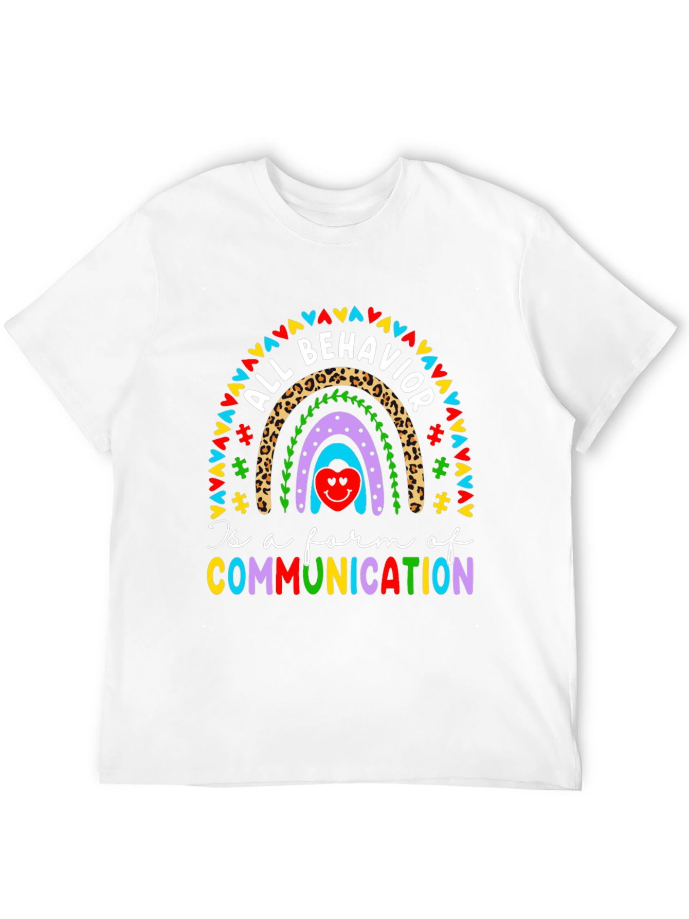 All Behavior Communication Rainbow T-Shirt