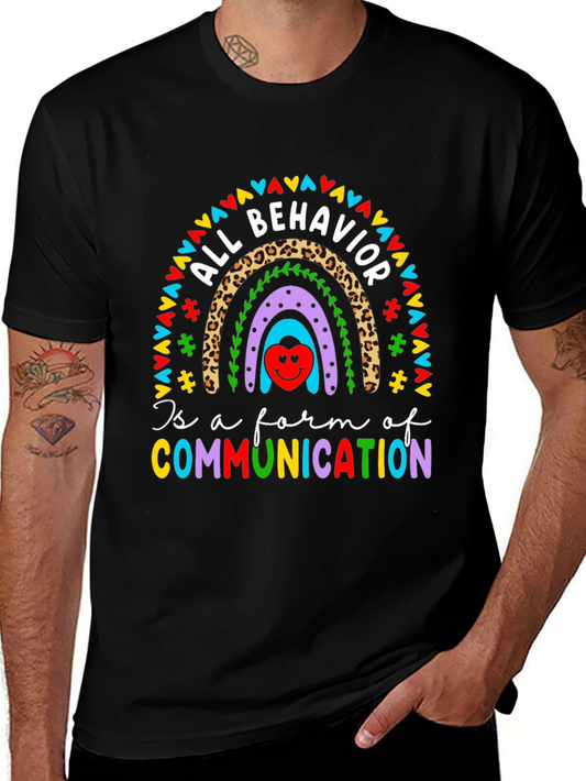 All Behavior Communication Rainbow T-Shirt