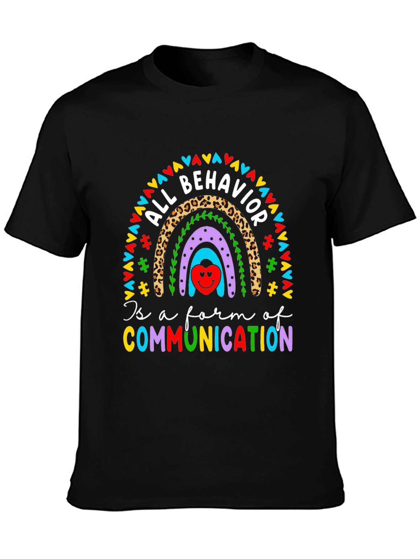 All Behavior Communication Rainbow T-Shirt